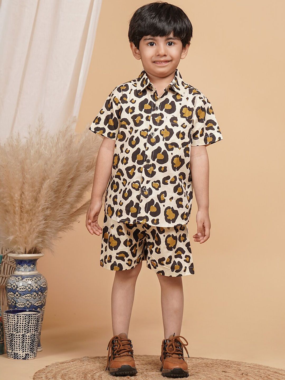 UNBIND Boys Printed Pure Cotton Clothing Set-picture-11
