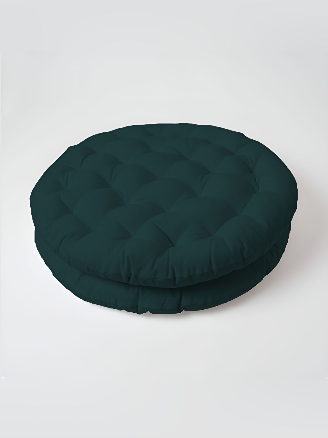 SKANDA FAB Green 2 Pieces Pure Cotton Floor Cushions-image-14