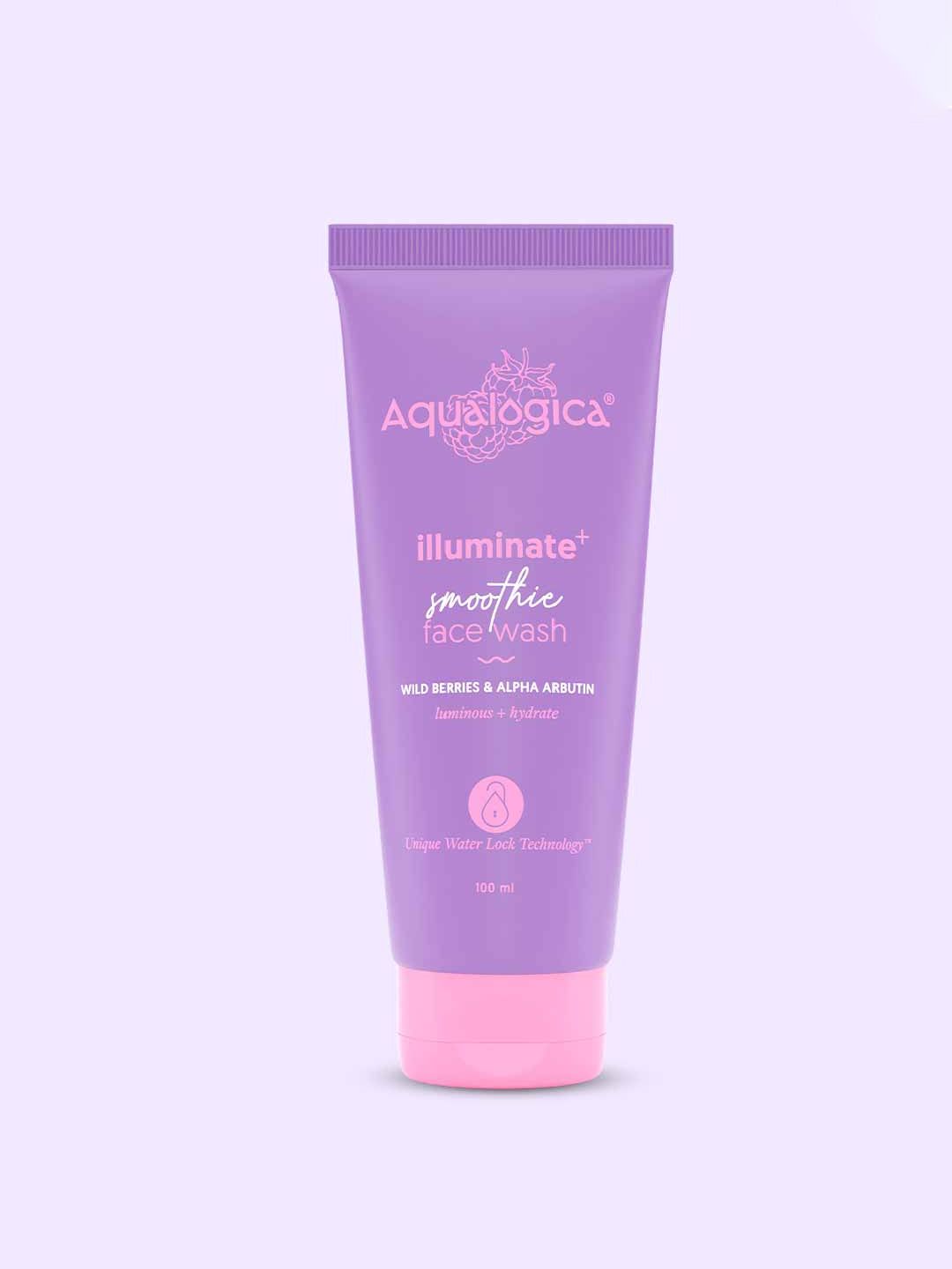 Aqualogica Illuminate+ Smoothie Face Wash with Wild Berries & Alpha Arbutin - 100 ml-image-49