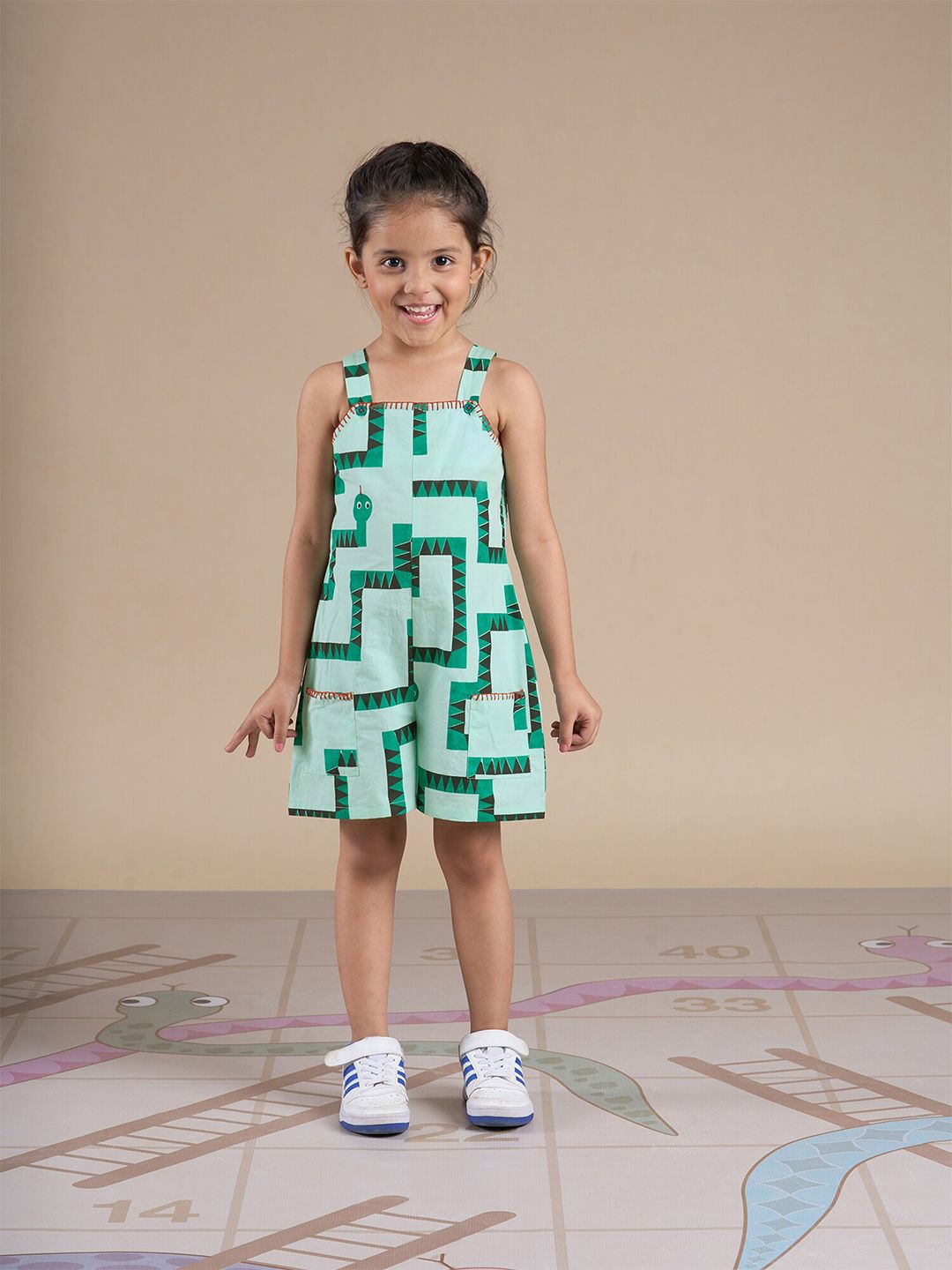 LIL DRAMA Girls Printed Jumpsuit-picture-18