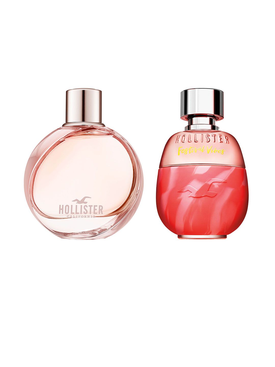 HOLLISTER Wave For Her & Festival Vibes For Her Eau De Parfum - 100ml Each-image-48