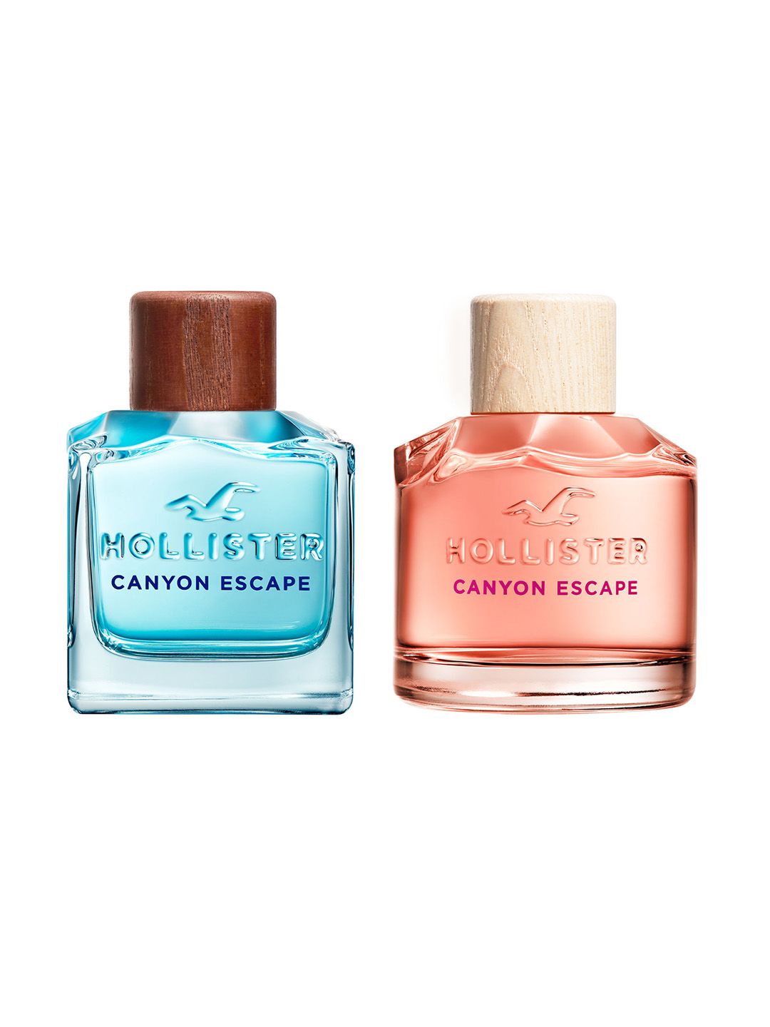 HOLLISTER Canyon Escape For Him Eau De Toilette & For Her EDP - 100ml Each-image-3