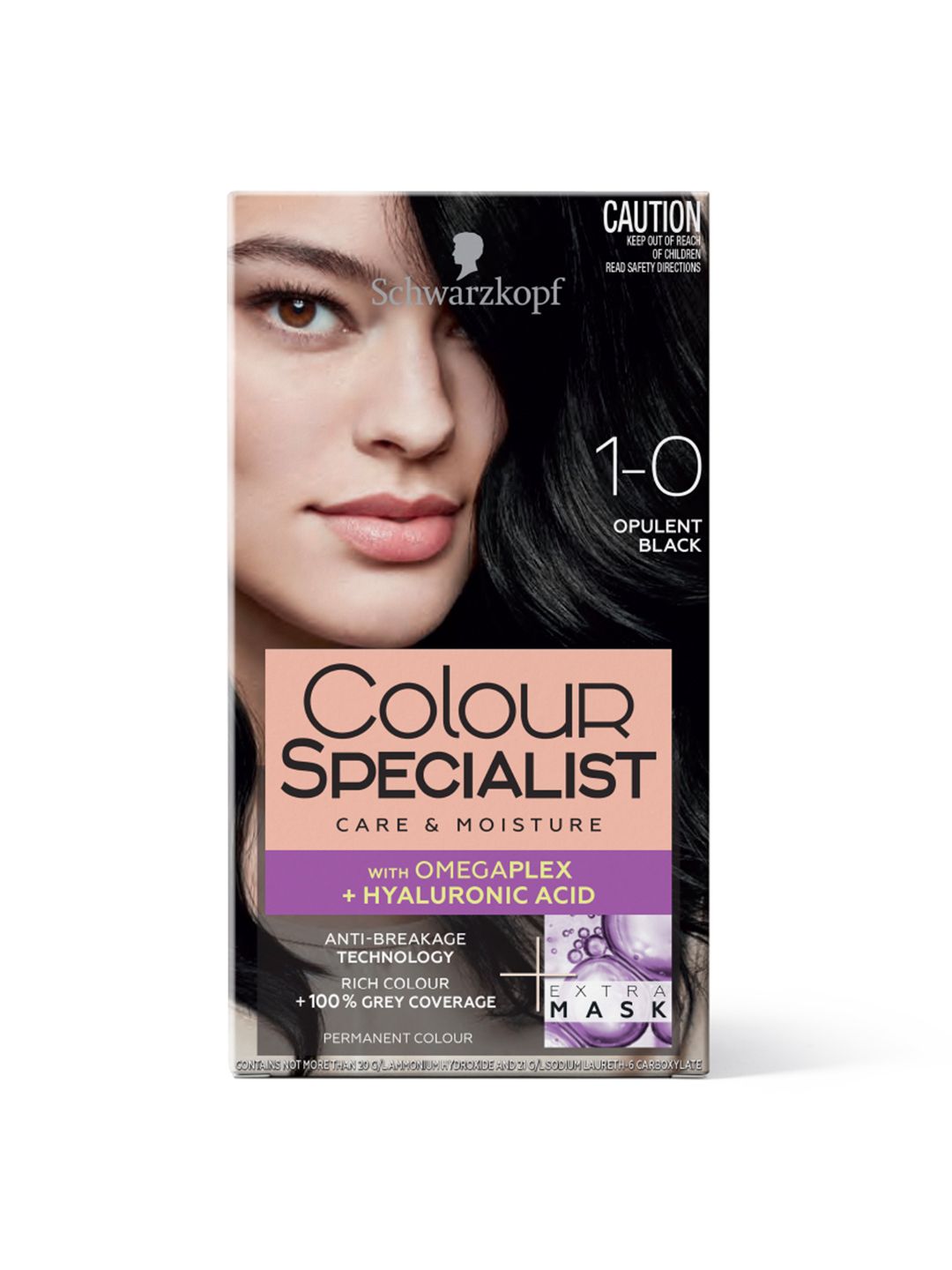 Schwarzkopf Colour Specialist Permanent Hair Colour 165ml - Opulent Black 1.0-picture-20