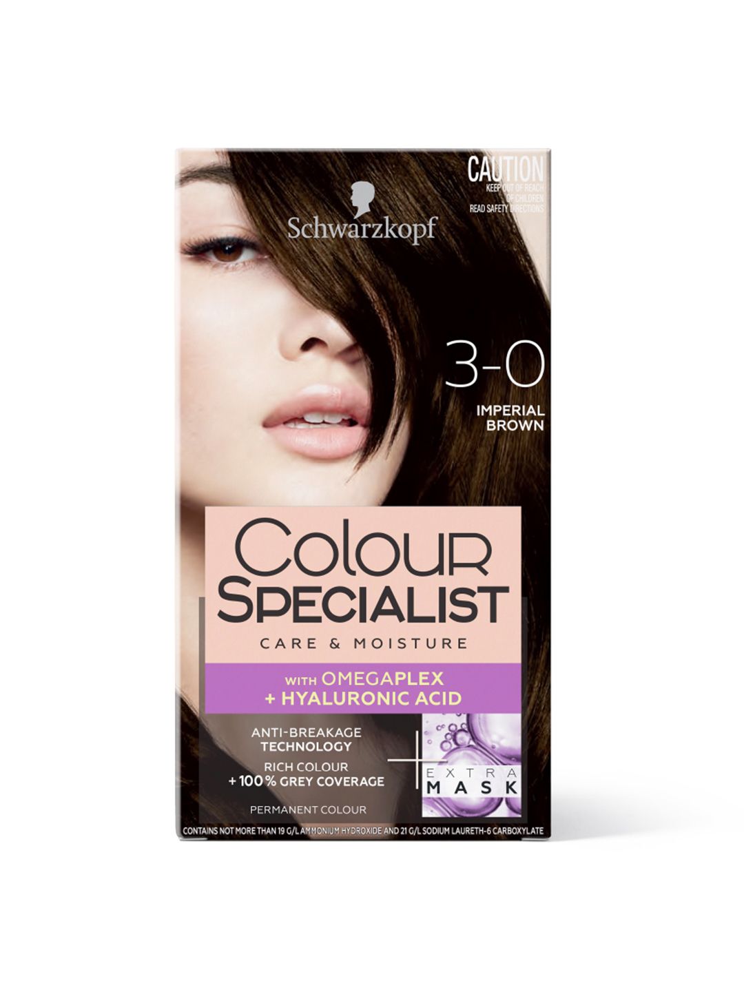 Schwarzkopf Colour Specialist Permanent Hair Colour 165ml - Imperial Brown 3.0-picture-0