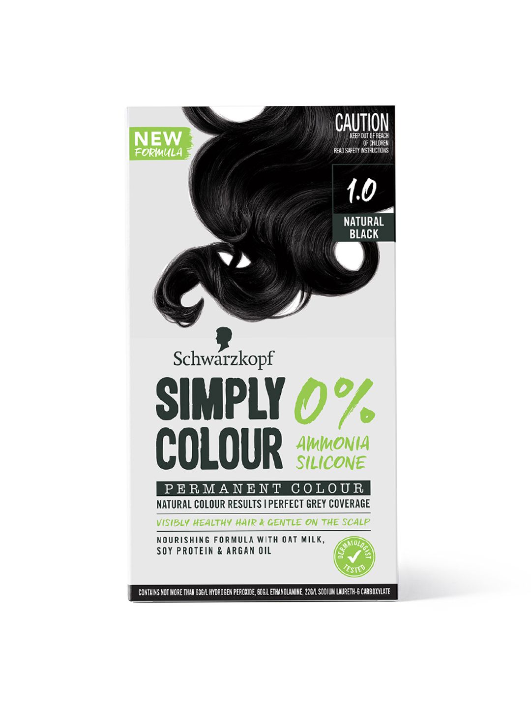 Schwarzkopf Simply Colour Permanent Hair Colour 142.5ml - Jet Black 1.00-picture-21