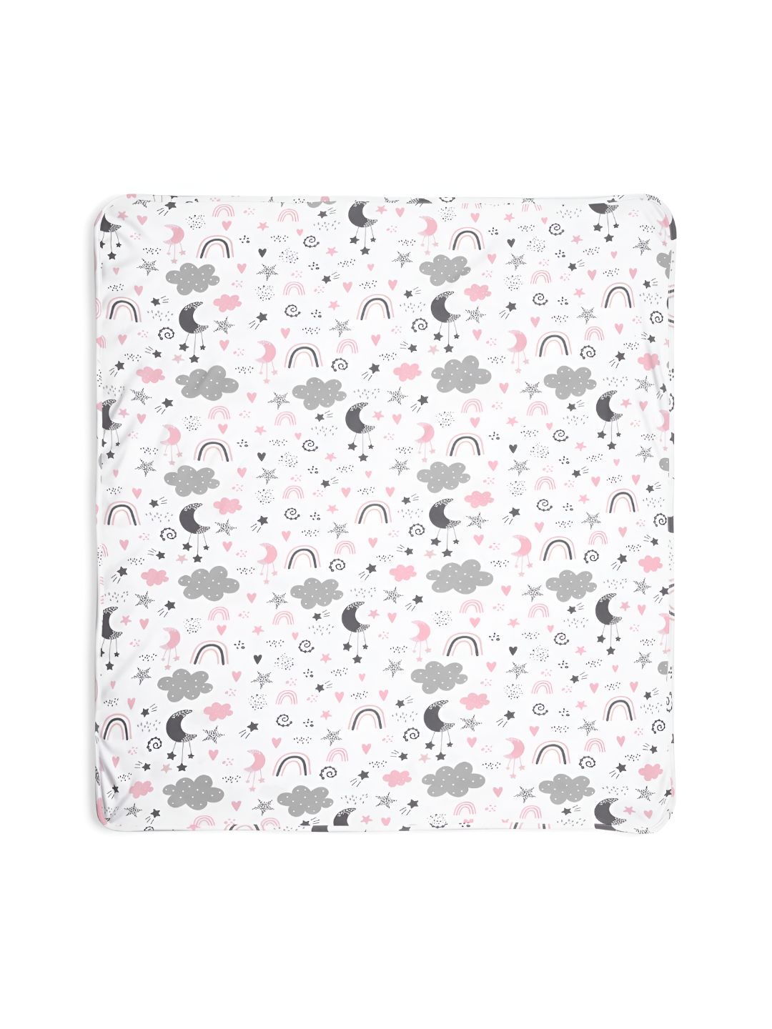 ONE SKY White & Grey 200 GSM Single Bed Blanket-picture-43