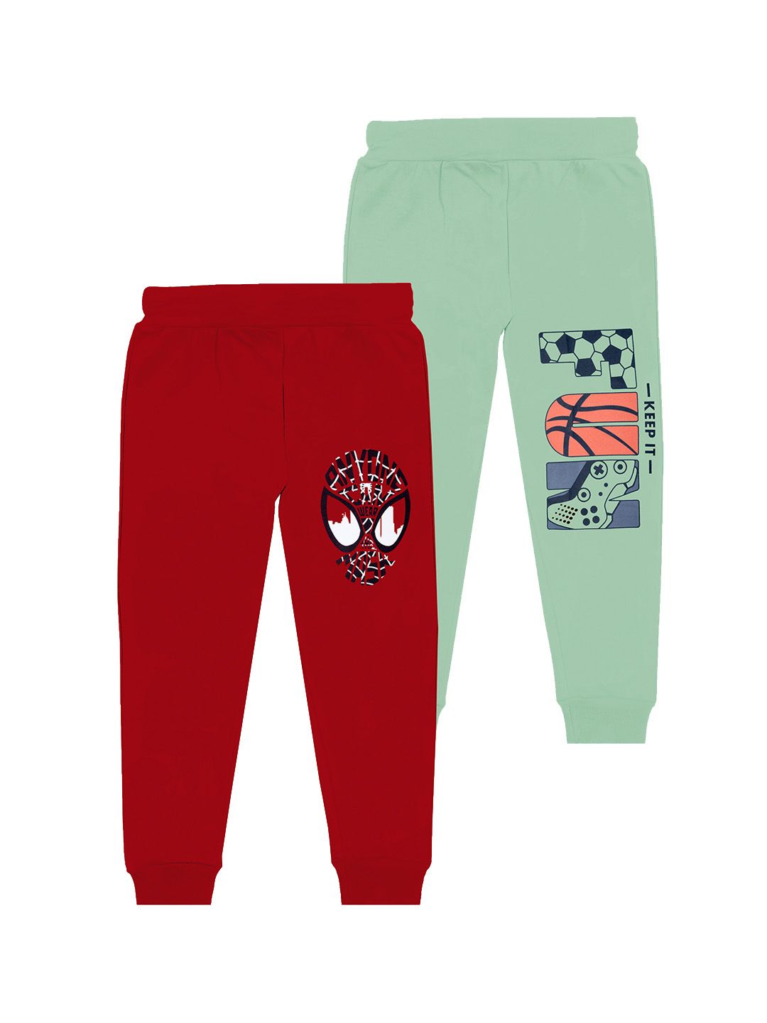 BAESD Boys Pack Of 2 Printed Mid Rise Joggers-picture-39