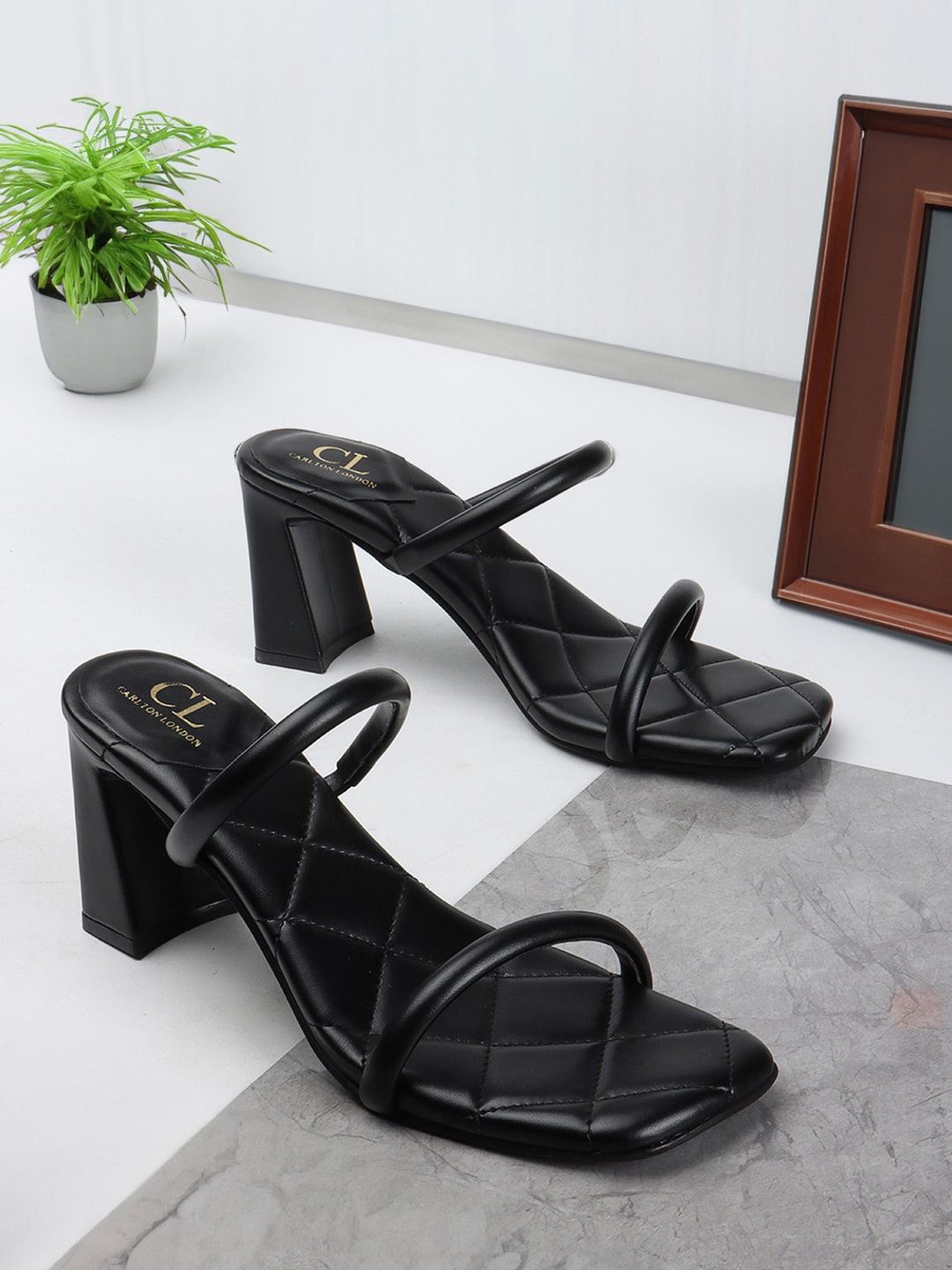 Carlton London Strappy Open Toe Block Heels-picture-31