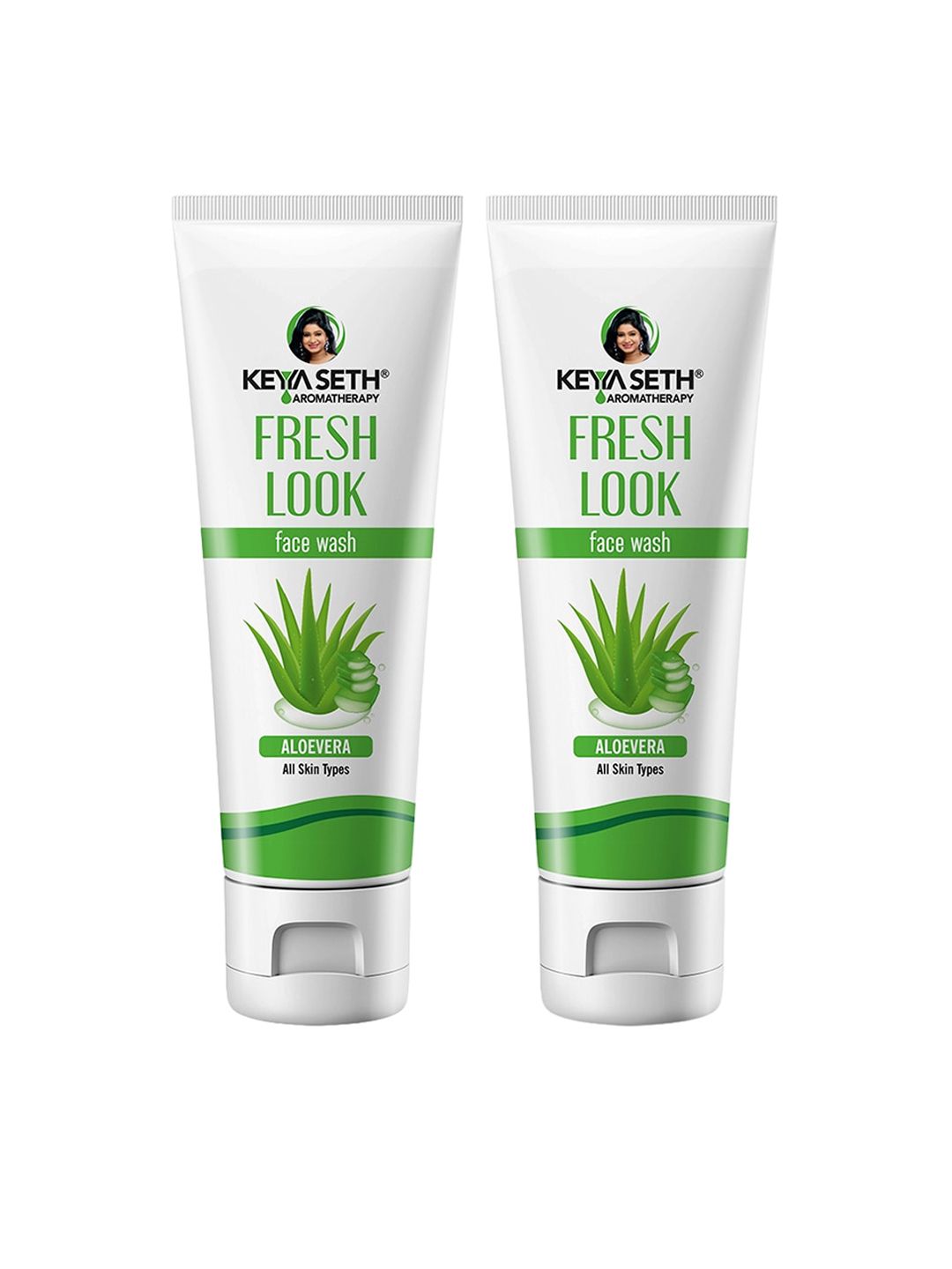 KEYA SETH Set Of 2 Fresh Look Aloe Vera Face Wash - 100 ml Each-image-13