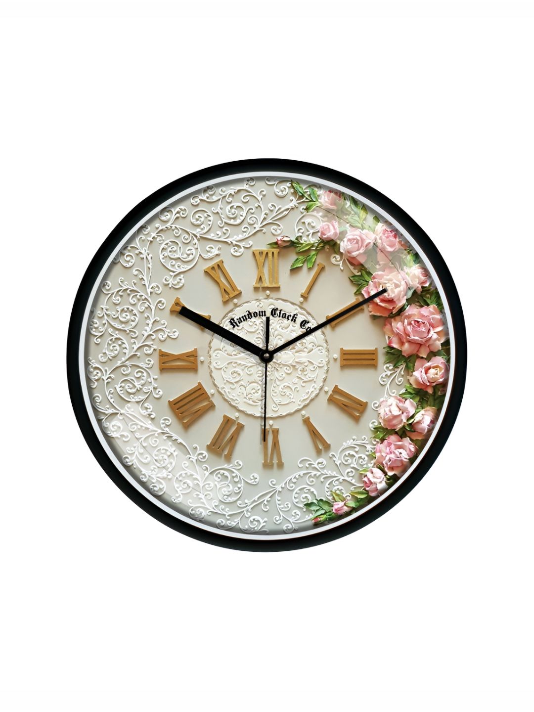 RANDOM Green & Pink Printed Analogue Wall Clock-picture-14