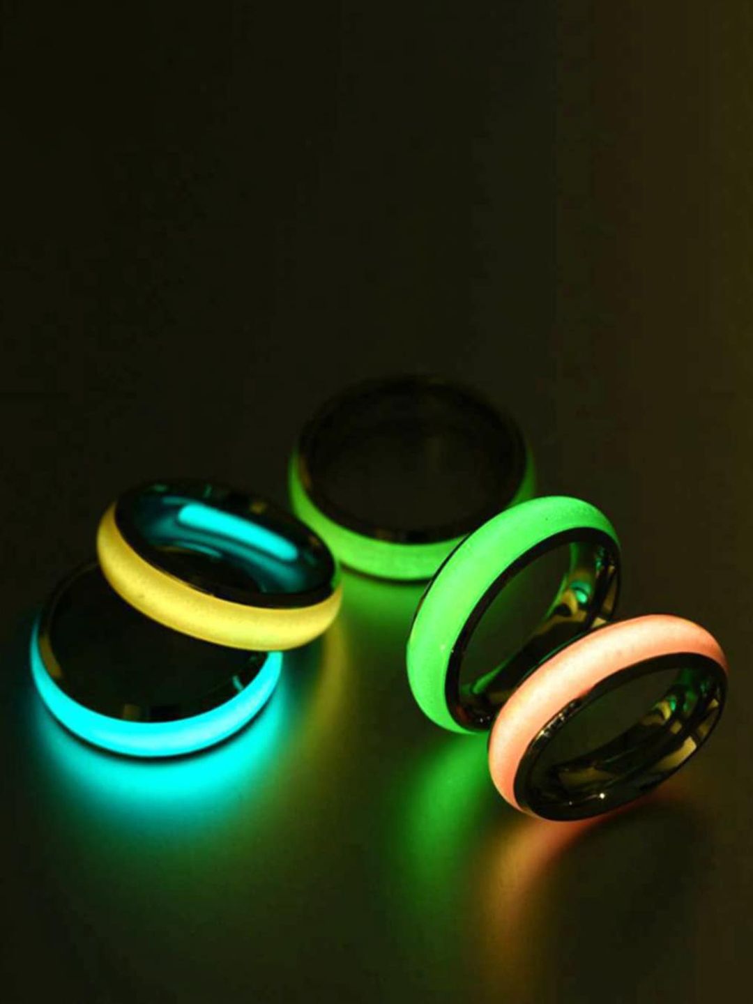 SALTY Men Set Of 5 925 Stainless Steel Aegean Icon Pale Band Ring-picture-12