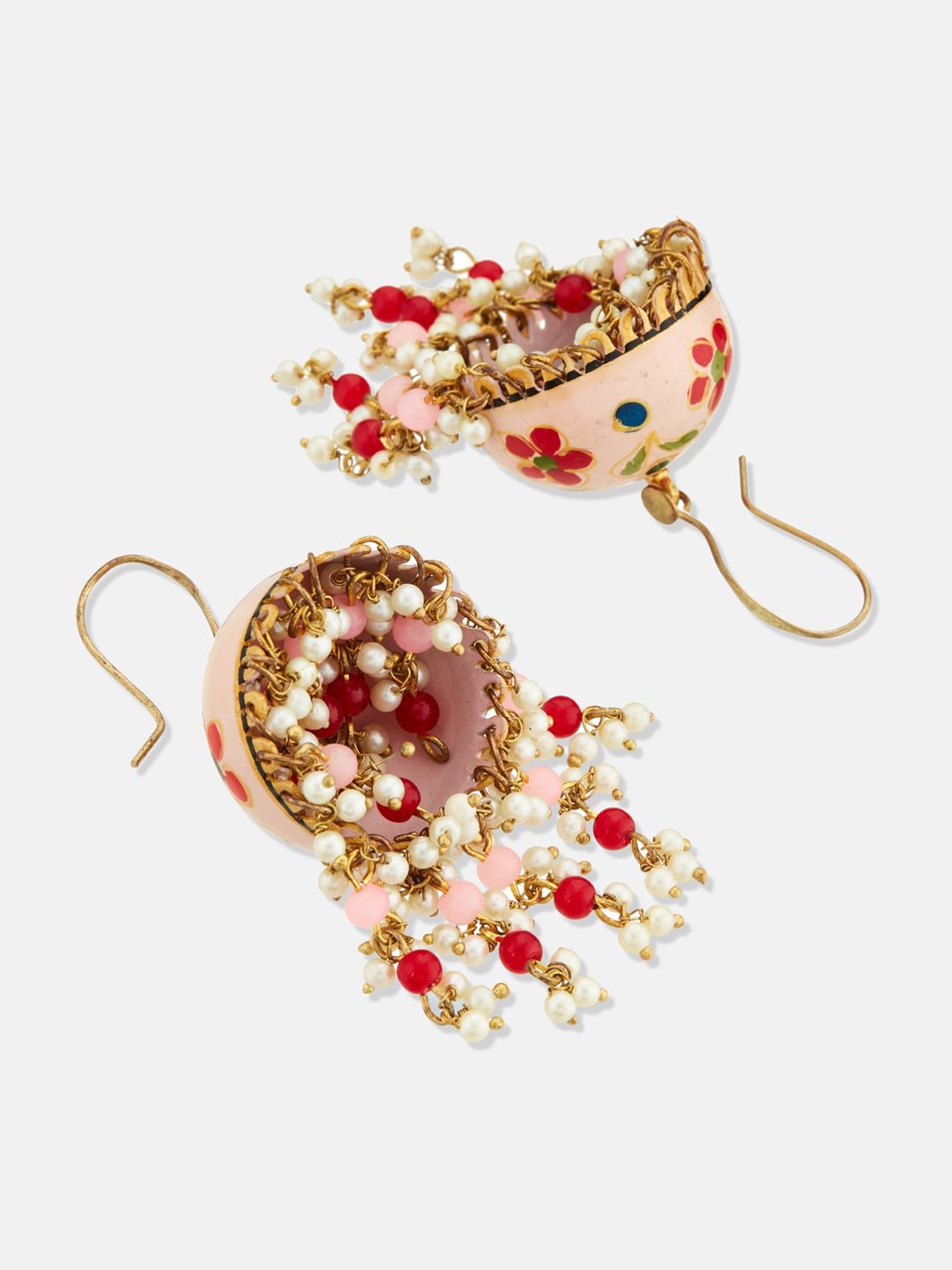 ATIBELLE Gold-Plated Floral Kundan-Studded Jewellery Set