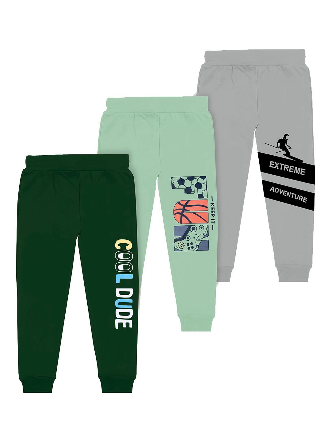 BAESD Boys Pack Of 3 Printed Cotton Joggers-picture-13