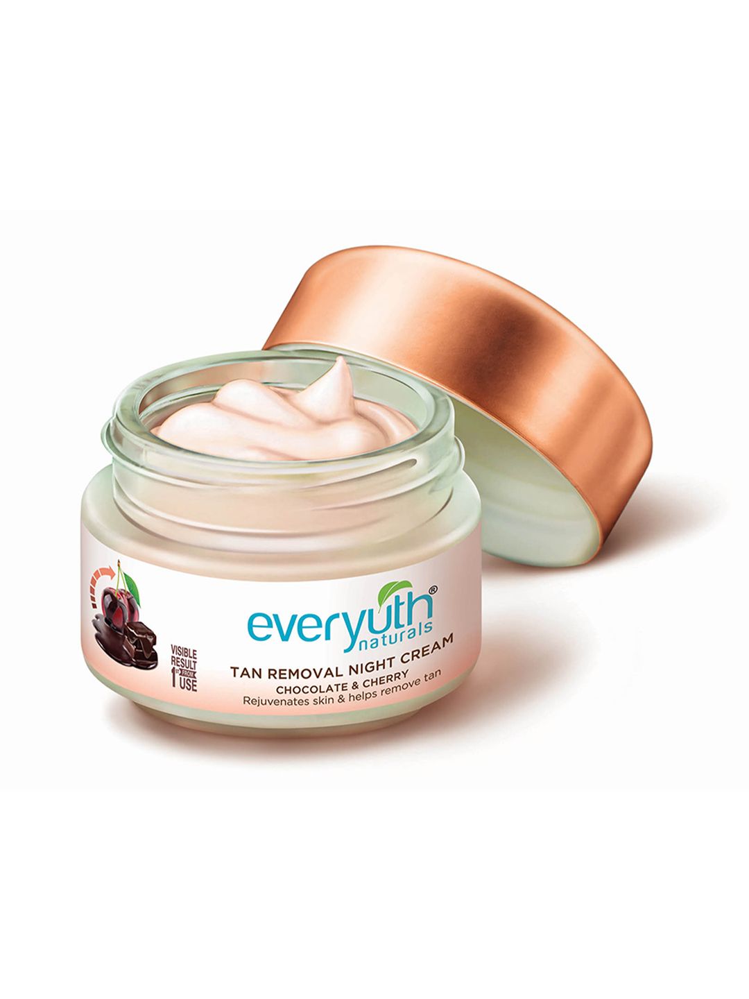everyuth Naturals Tan Removal Chocolate & Cherry Night Cream To Remove Tan - 50g-image-2