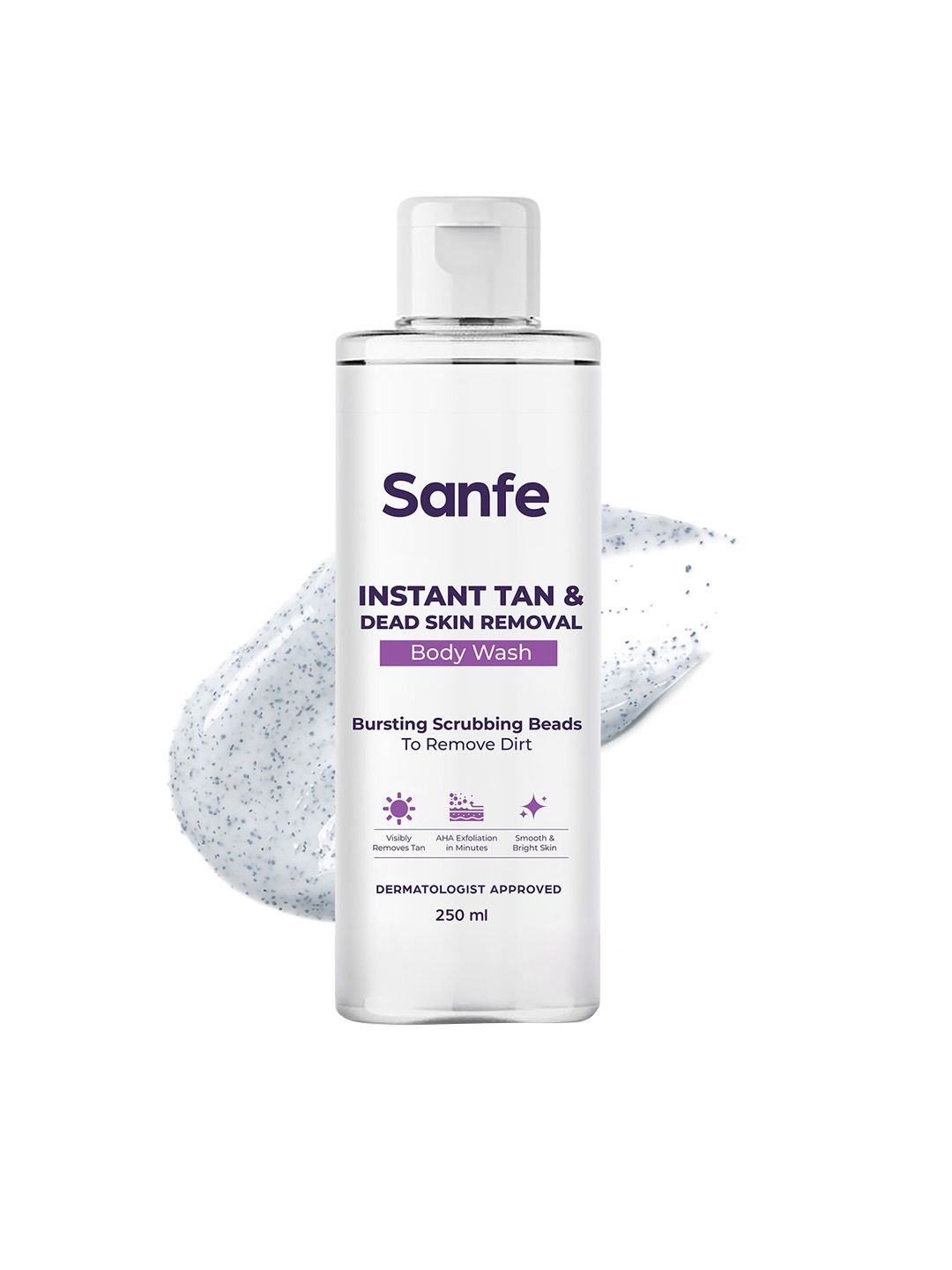 Sanfe Instant Tan & Dead Skin Removal Exfoliating Body Wash-250ml-picture-48