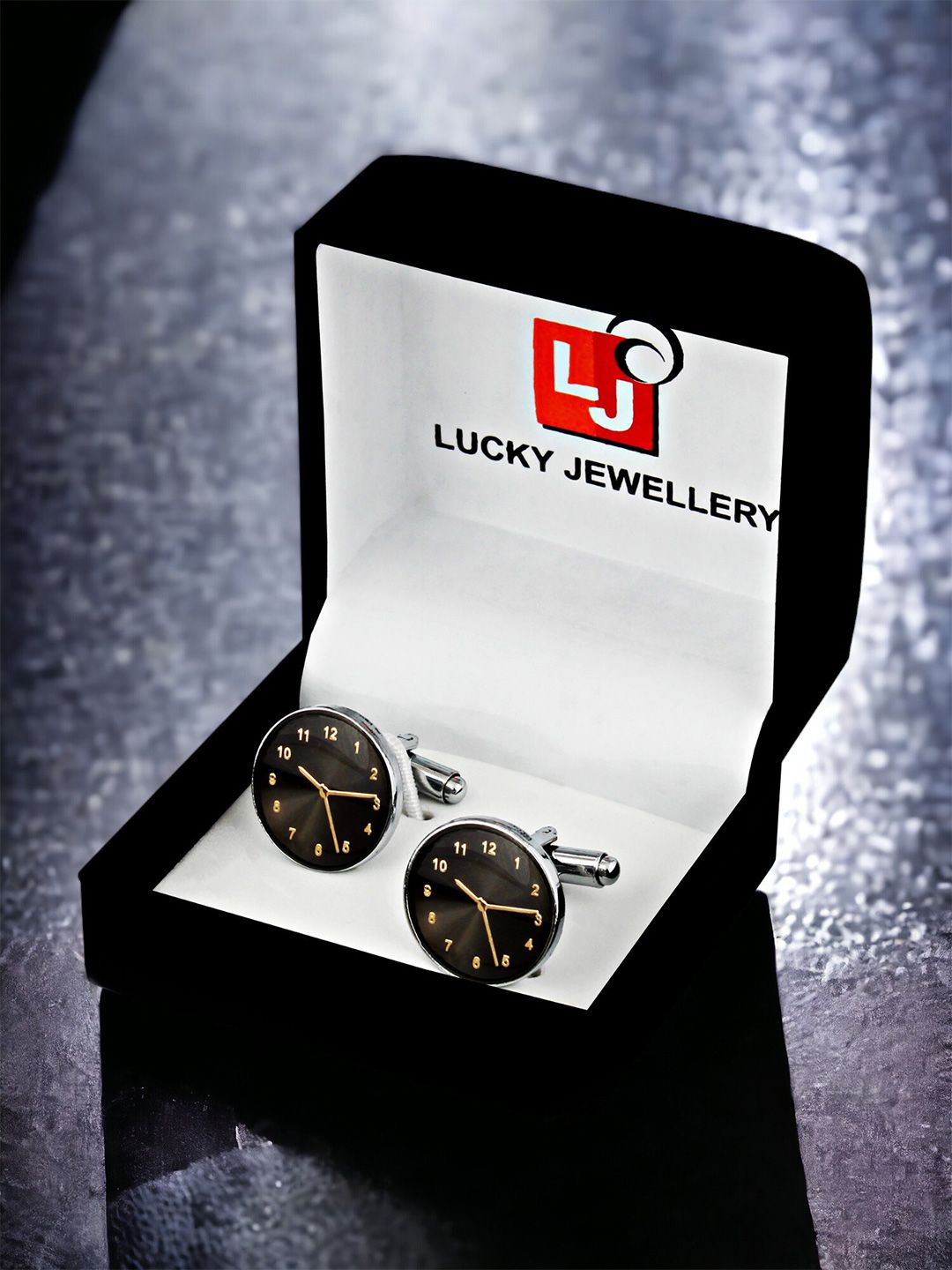 LUCKY JEWELLERY Silver Plated Formal Cuff Shirt Button, Blazer Cufflinks-picture-32