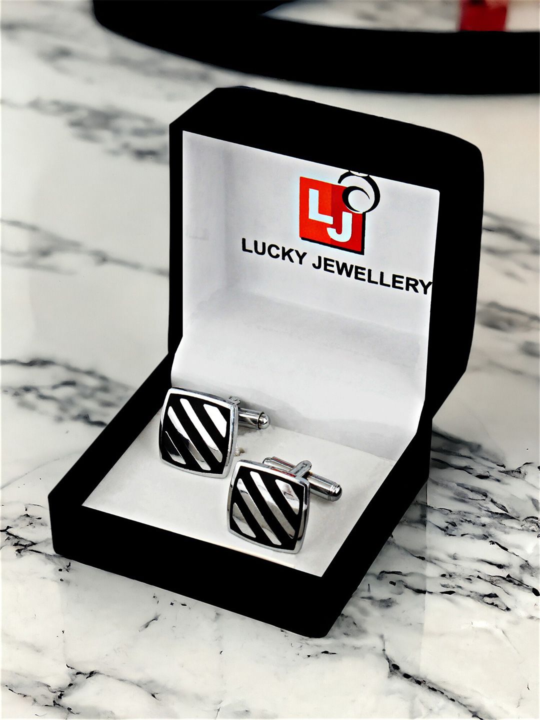 LUCKY JEWELLERY Silver Plated Formal Cuff Shirt Button, Blazer Cufflinks-picture-20