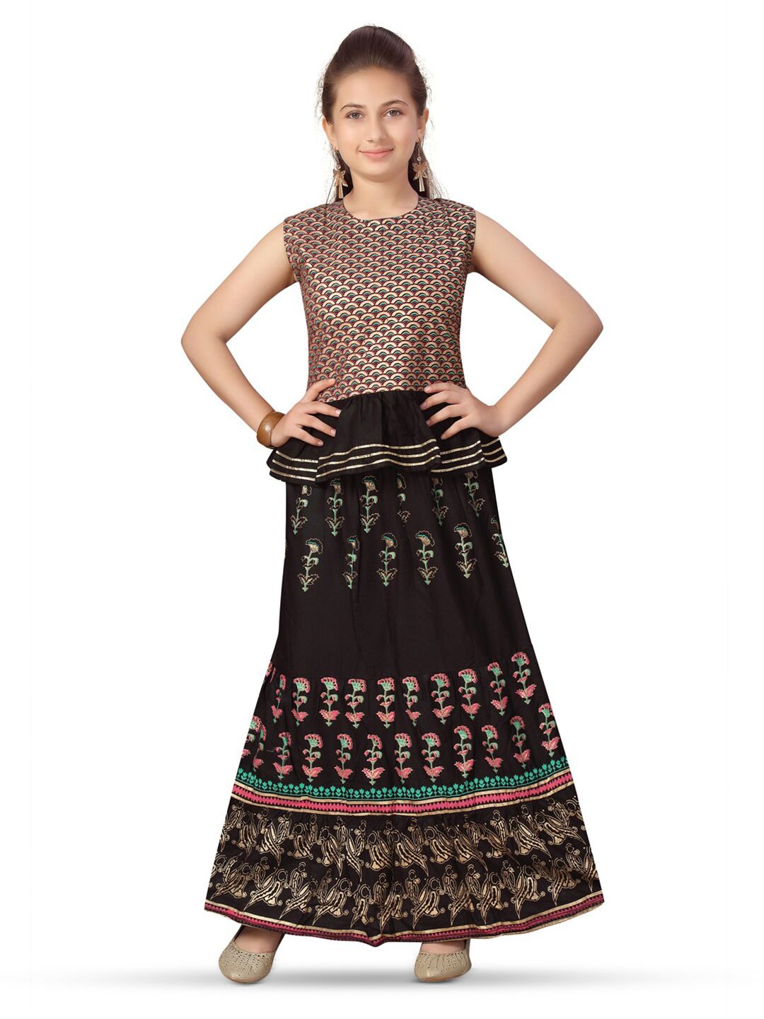 BAESD Girls Printed Ready to Wear Lehenga & Choli-picture-25