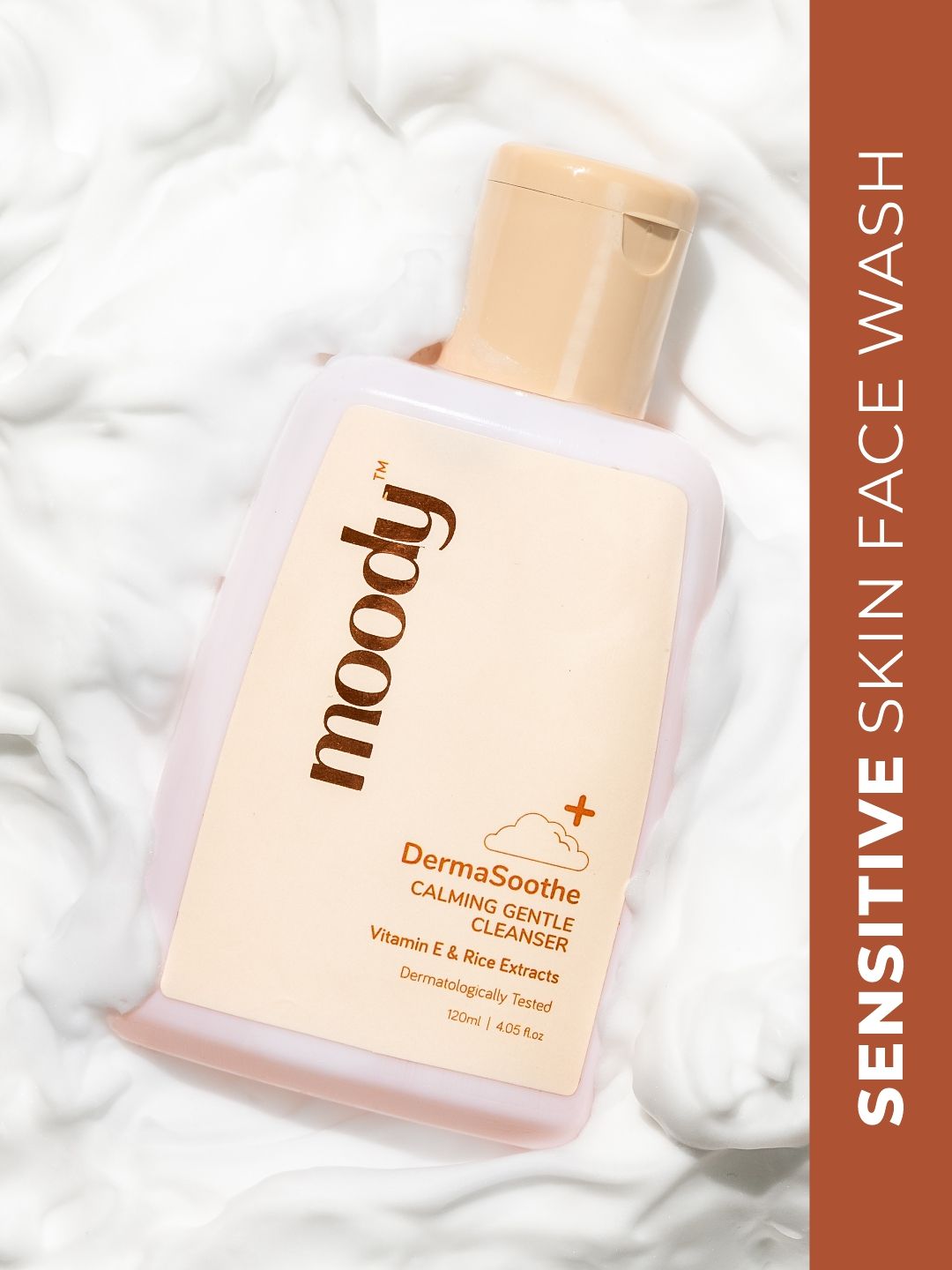 MOODY DermaSoothe Barrier Repairing Face Wash with Vitamin E & Rice - 120 ml-picture-46