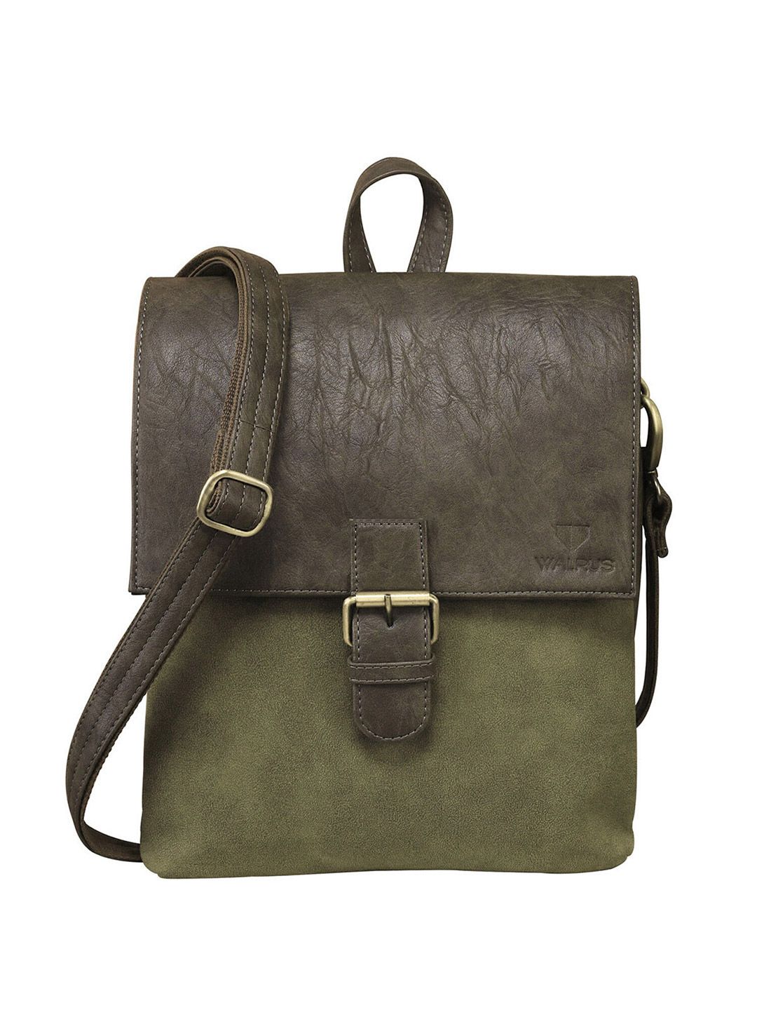 Walrus Unisex Textured Messenger Bag-picture-22