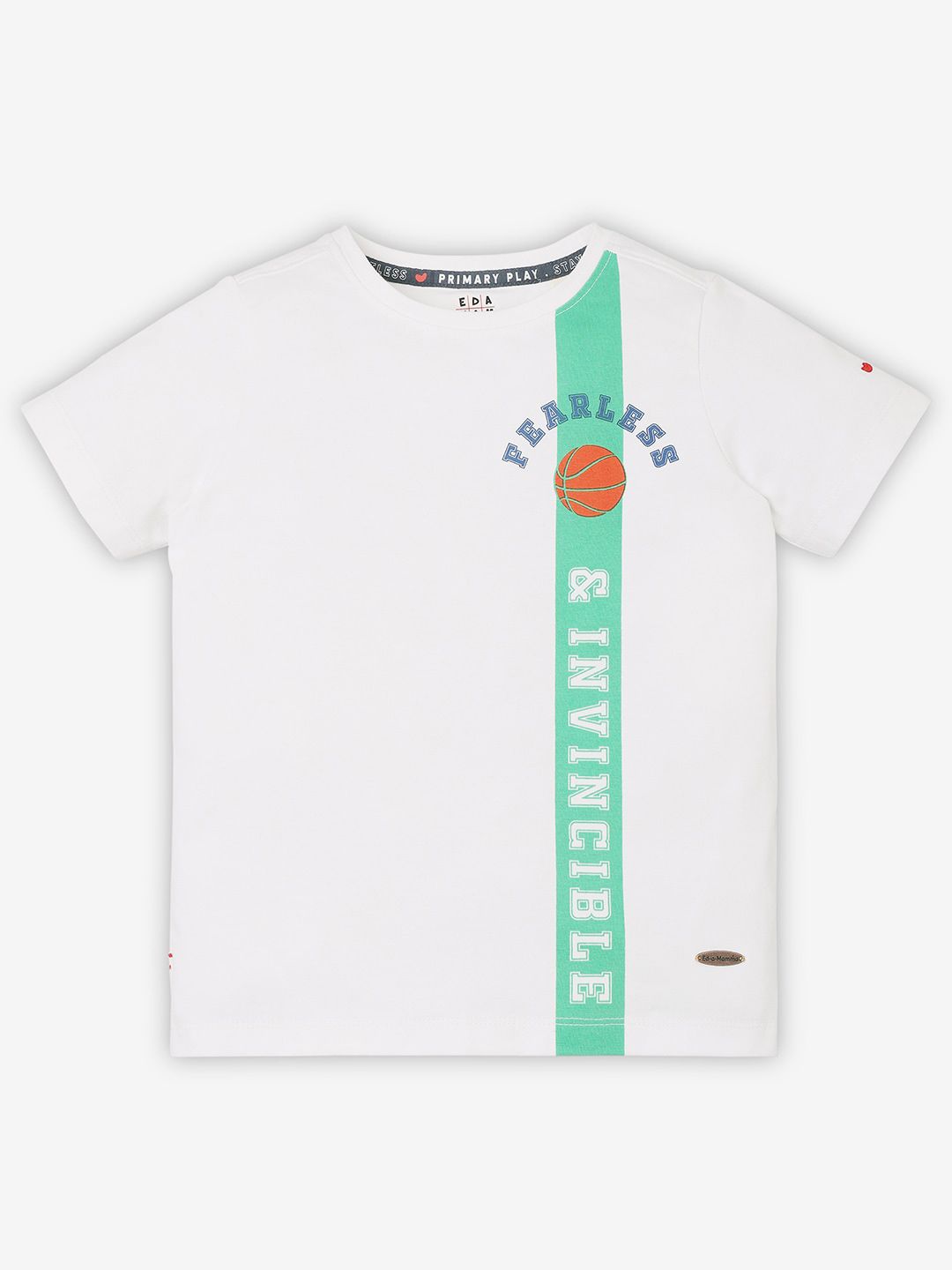 Ed-a-Mamma Boys Typography Printed Round Neck Bio Finish Cotton T-shirt-picture-30