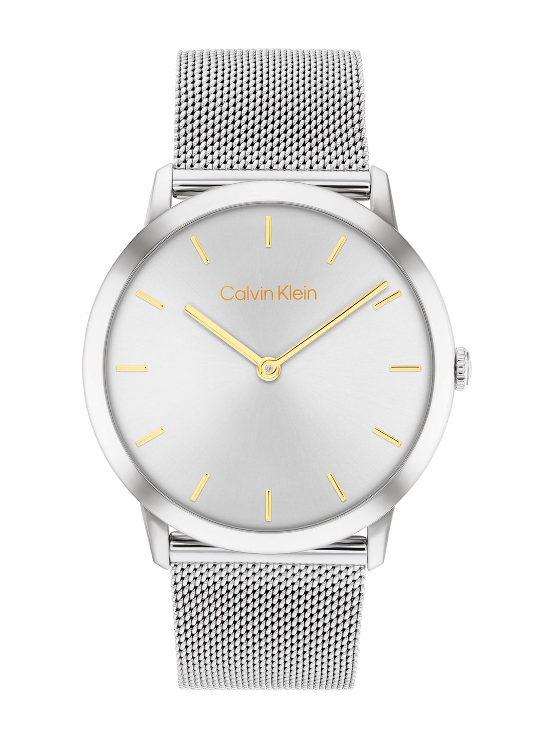 Calvin Klein Unisex Exceptional Braided Analogue Watch 25300001-Silver-image-15