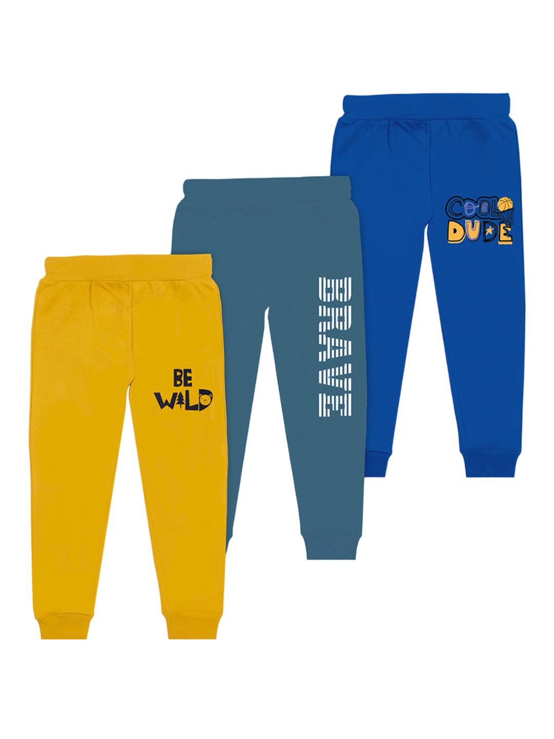 BAESD Boys Pack Of 3 Printed Joggers-image-42