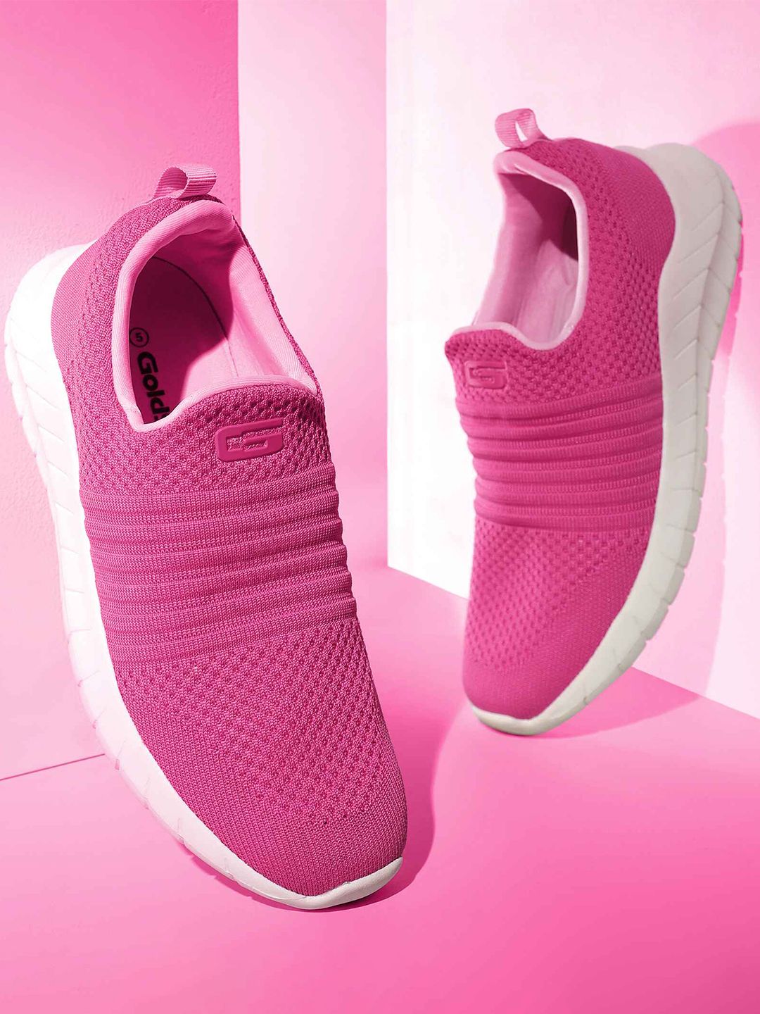 Goldstar Women Mesh Walking Shoes-image-26