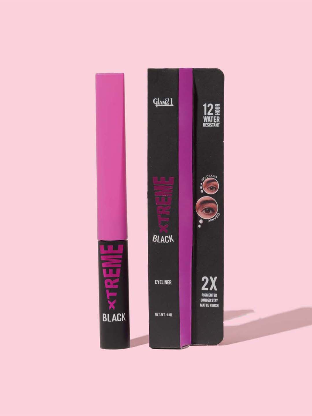 GLAM21 Xtreme Smudge Proof Eyeliner - 4ml - Black-picture-34