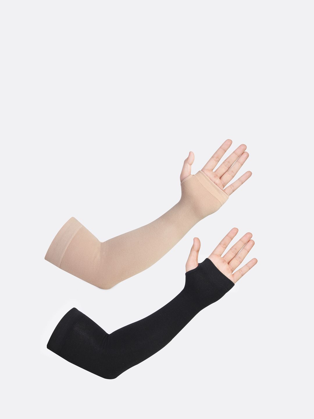 Bonjour Unisex Pack Of 2 UPF 50 Protection Pure Cotton Sports Gloves