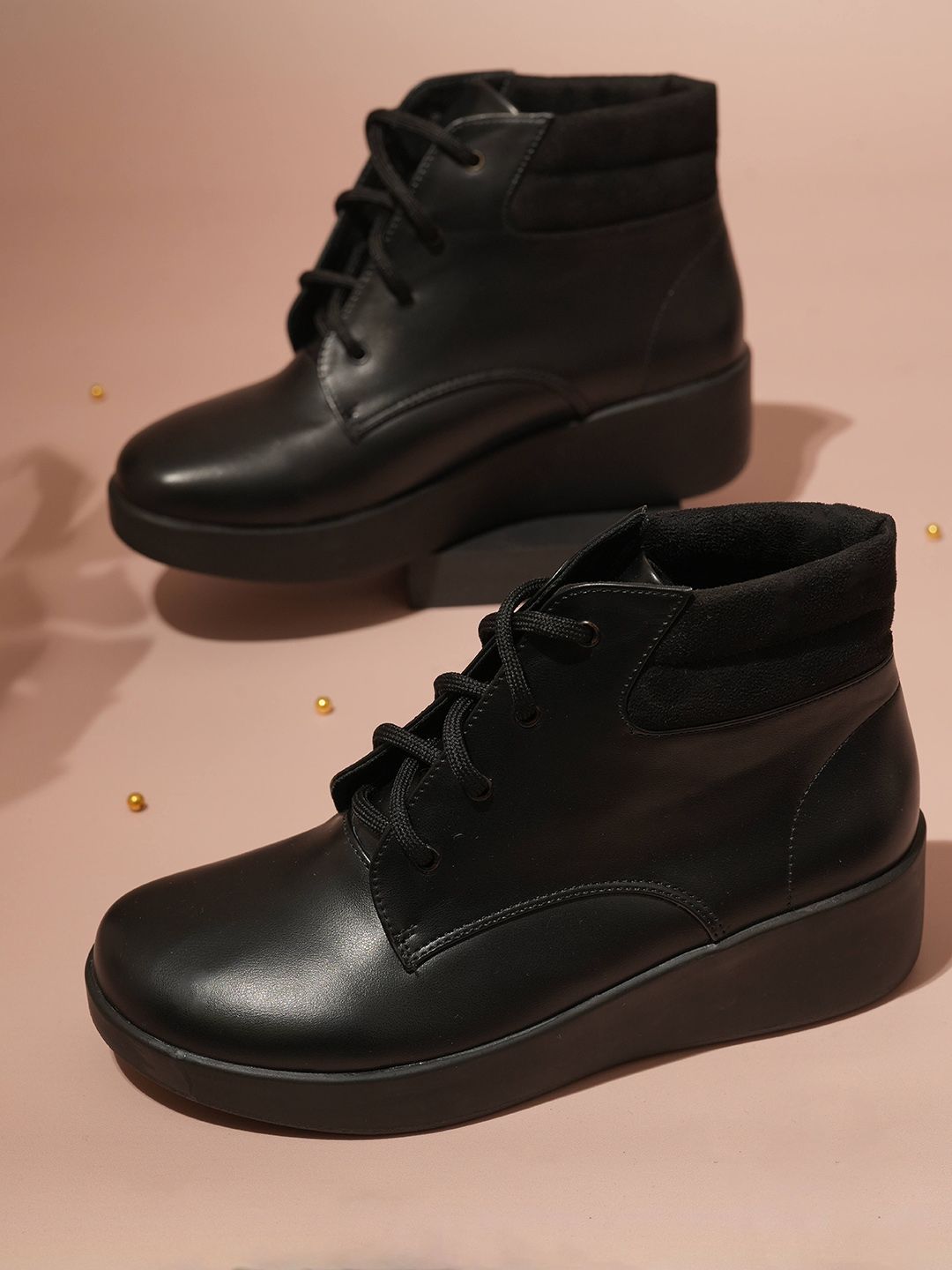 Inc 5 Women Lace Up Regular Boots-picture-26