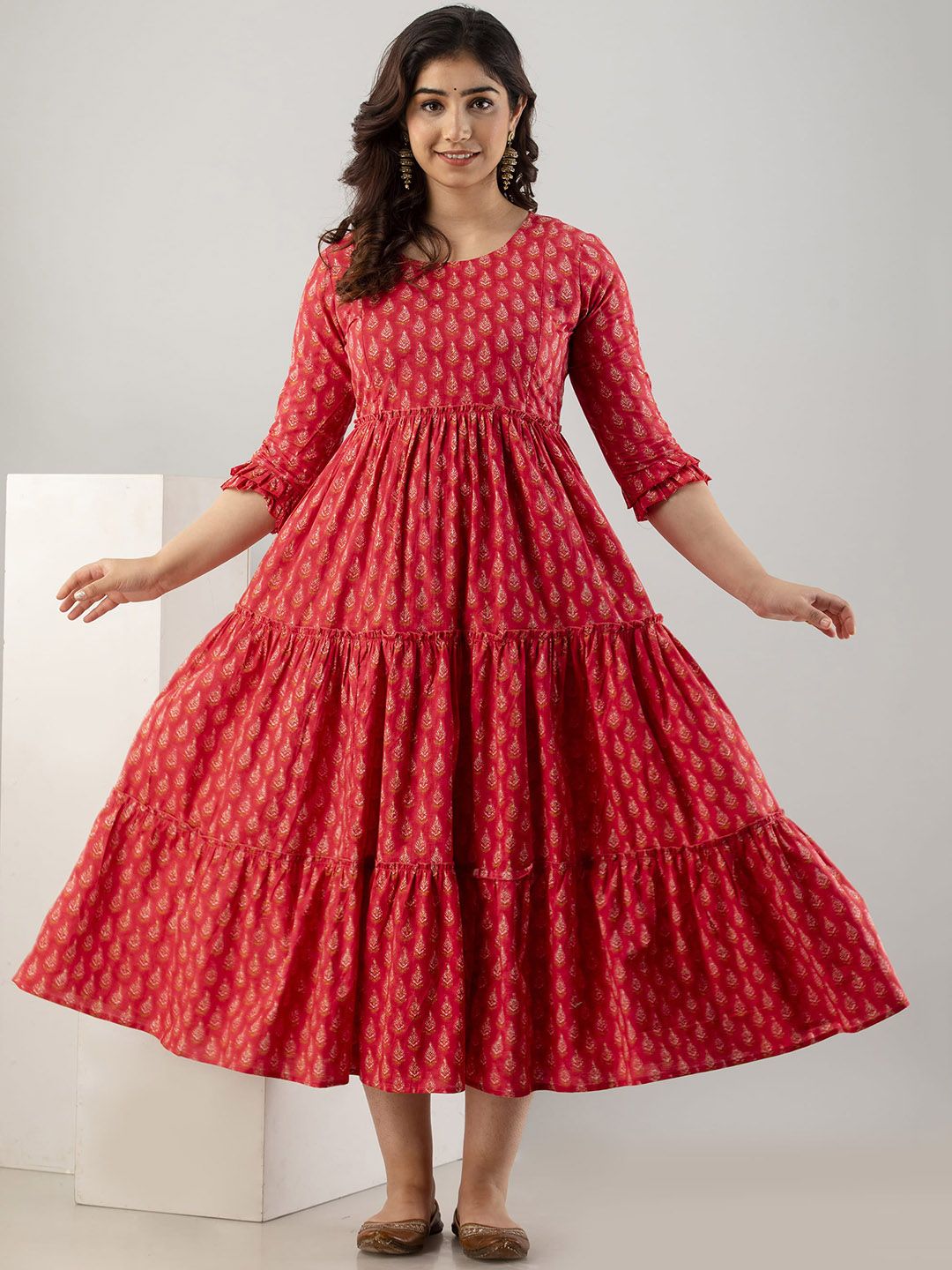 VARICOS Women Maternity Anarkali Kurta-picture-41