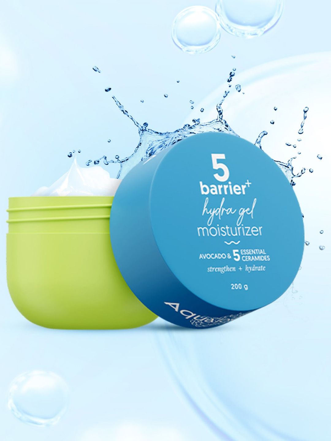 Aqualogica 5 Barrier Hydra Gel Moisturizer With Ceramides & Avocado - 200g-picture-36