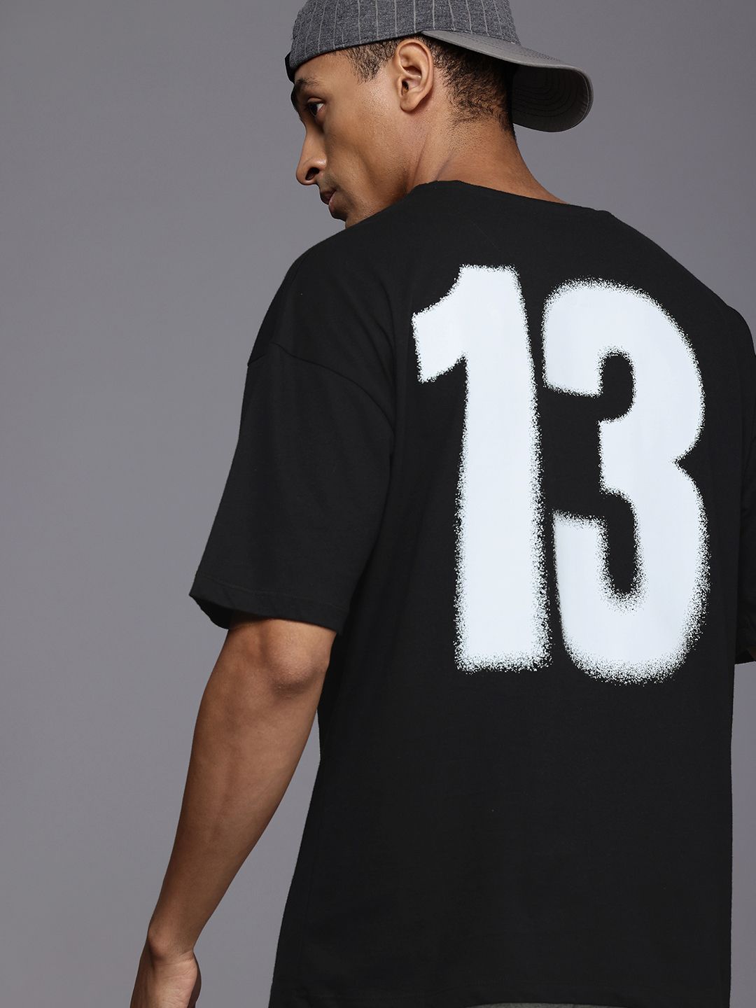 HRX by Hrithik Roshan Men Lifestyle Printed Drop-Shoulder Sleeves Oversized T-shirt-picture-37