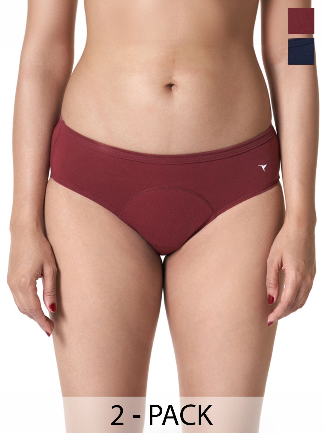 BLOSSOM Pack Of 2 Assorted Cotton Peroids Briefs- HAPPY PERIOD Assorted XS Pack of 2-picture-32