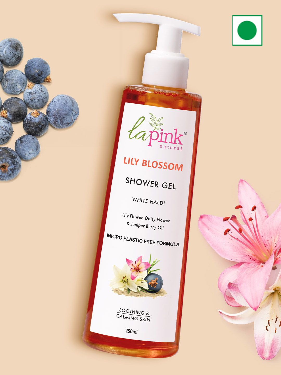 La Pink Lily Blossom Sulphate Free Shower Gel for Soft, Glowing & Refreshing Skin - 250 ml-picture-14