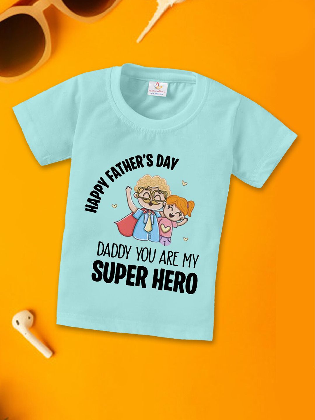 Babywish Kids Typography Printed Applique T-shirt-picture-46