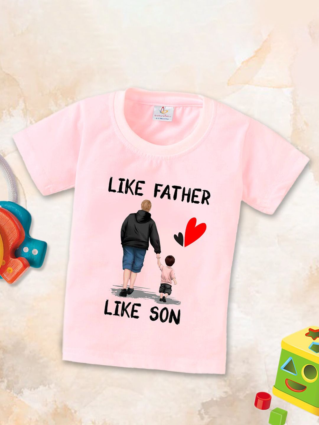 Babywish Kids Printed Extended Sleeves Applique T-shirt-picture-48