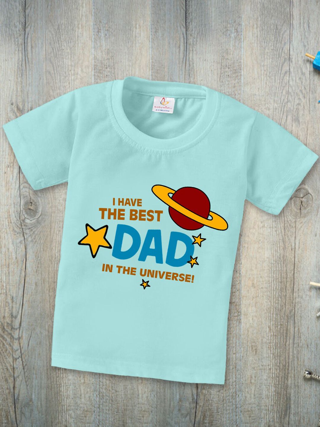 Babywish Kids Typography Printed Applique T-shirt-picture-40