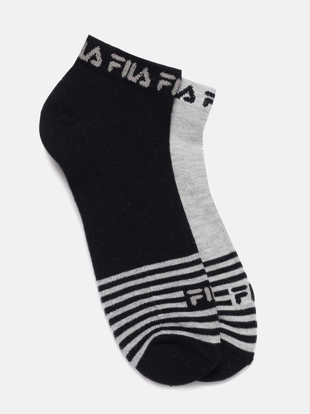 FILA Kris Men Pack Of 2 Striped Ankle Length Socks-picture-23