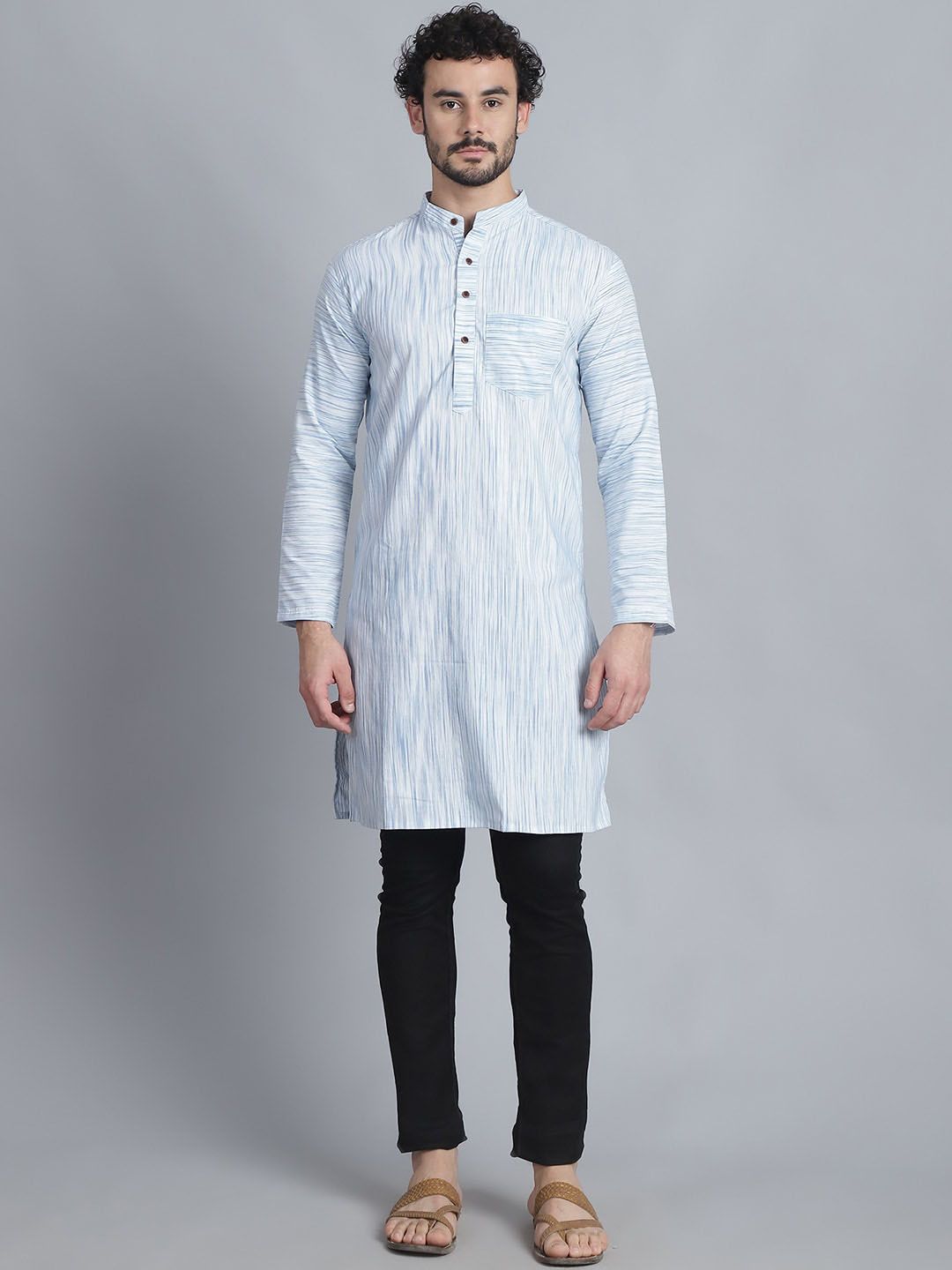 Enchanted Drapes Men Chikankari Kurta-picture-36