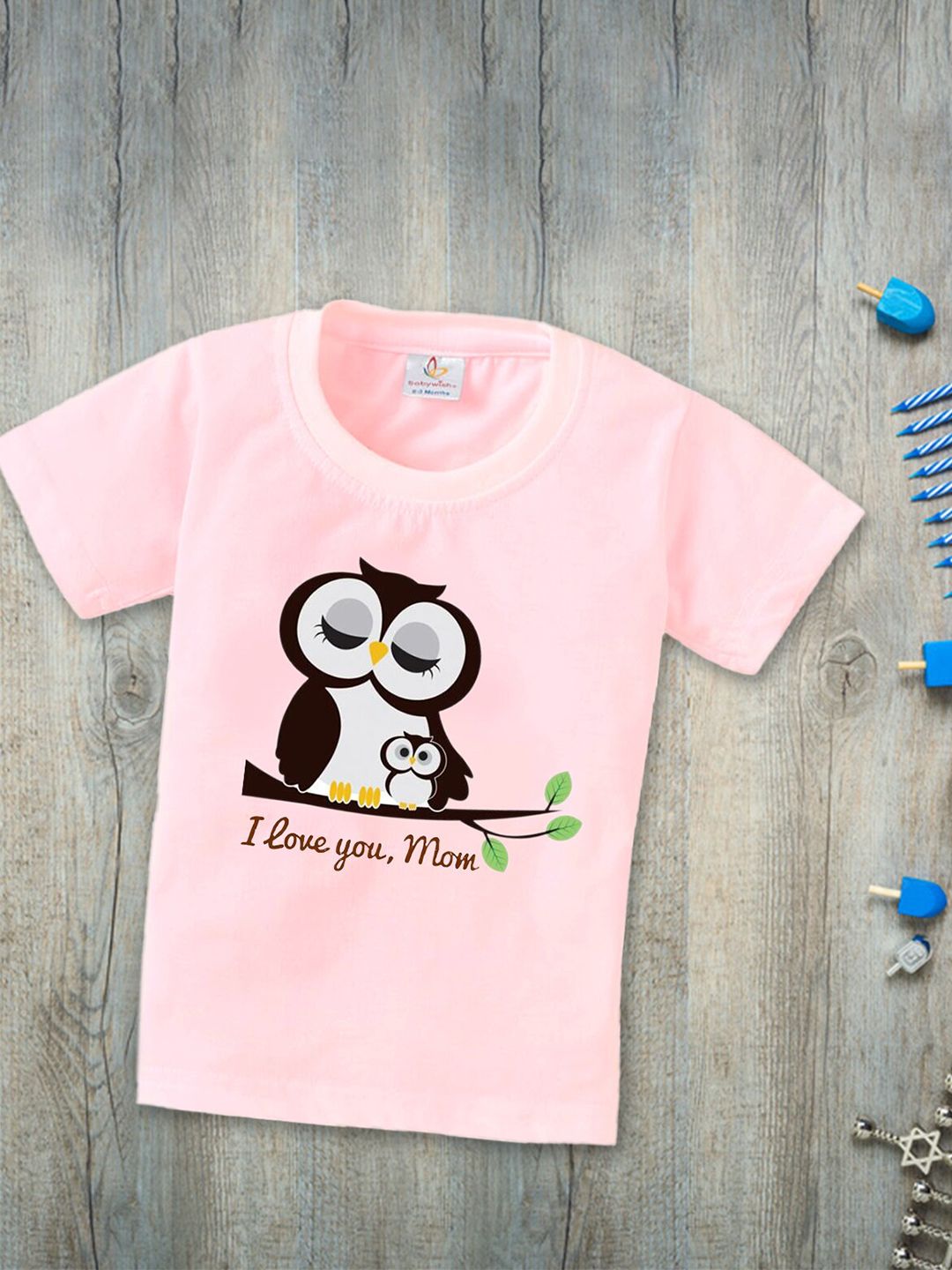 Babywish Kids Typography Printed Applique T-shirt-picture-38