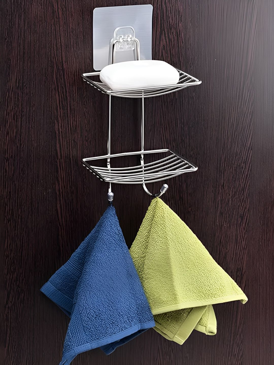 Kuber Industries Silver-Toned Stainless Steel Bathroom Caddy-picture-39