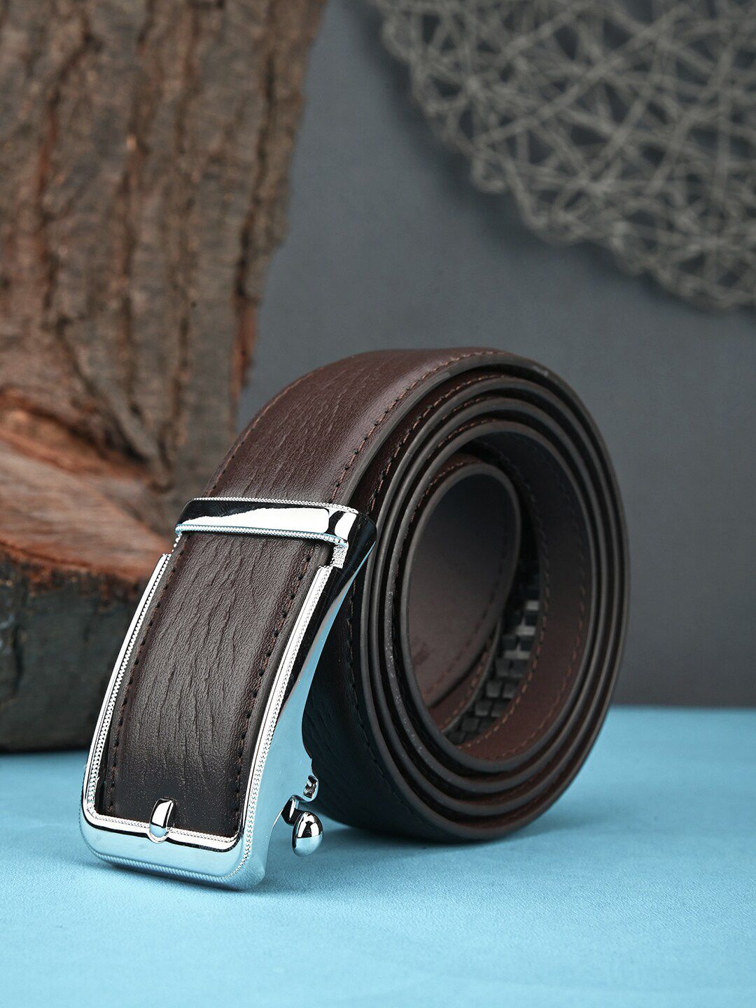 BuckleUp Men Textured Belt-picture-37