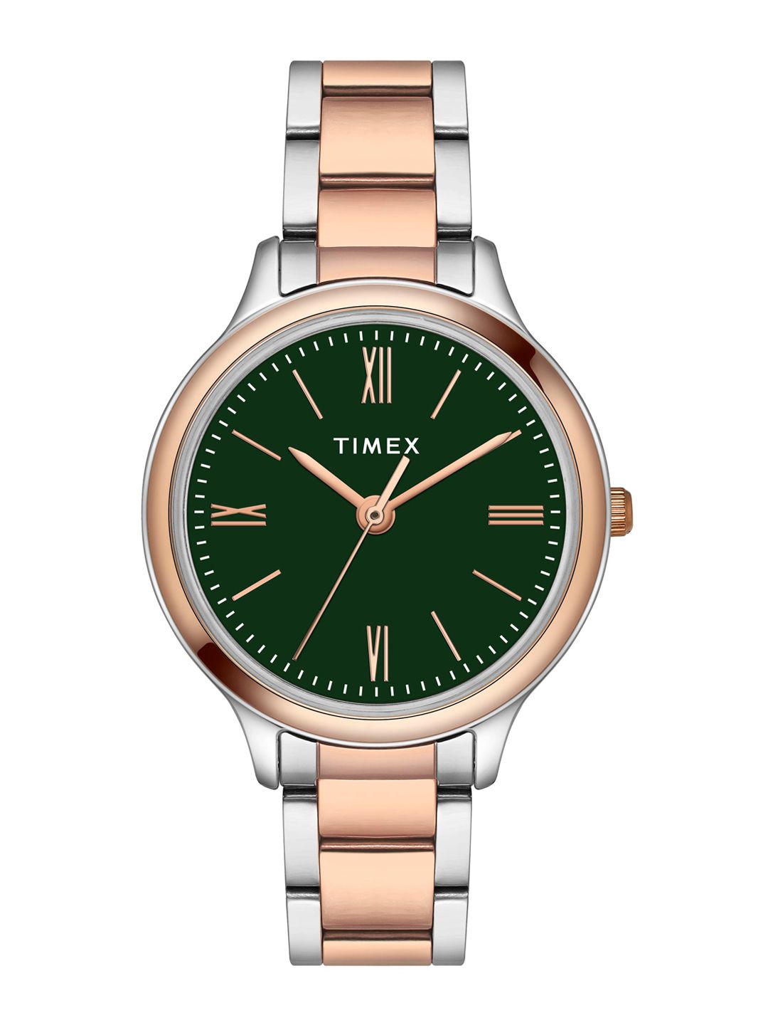 Timex Women Brass Dial & Stainless Steel Straps Analogue Watch TWTL121SMU04-image-44