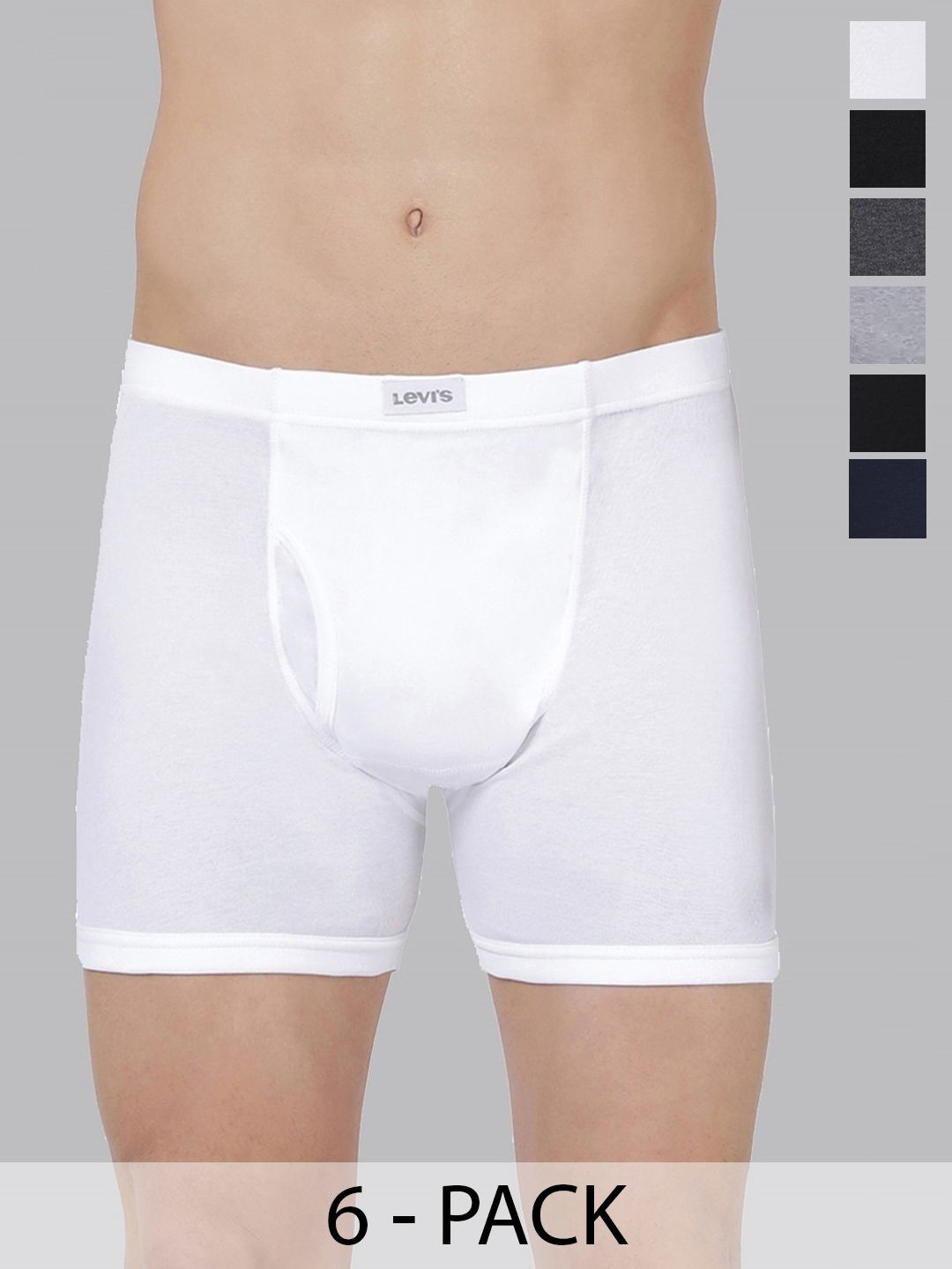 Levis Pack Of 6 Mid-Rise Cotton Trunks 9261049-1-18412412-picture-21