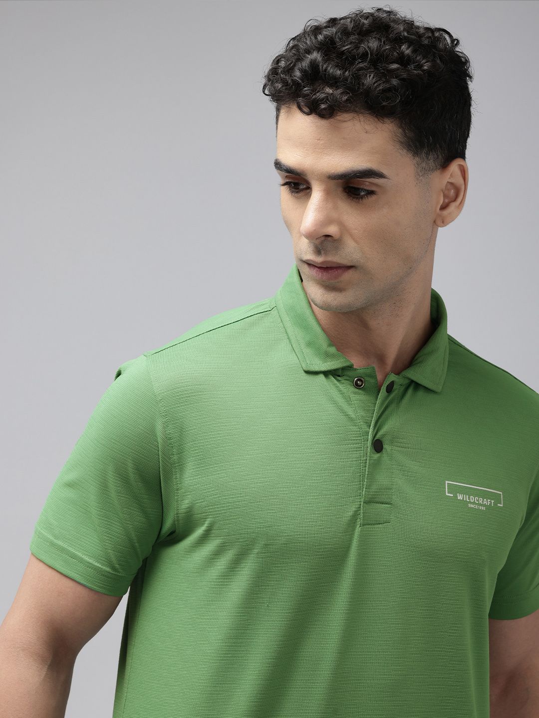 Wildcraft Self Striped Polo Collar Sports T-shirt-picture-42