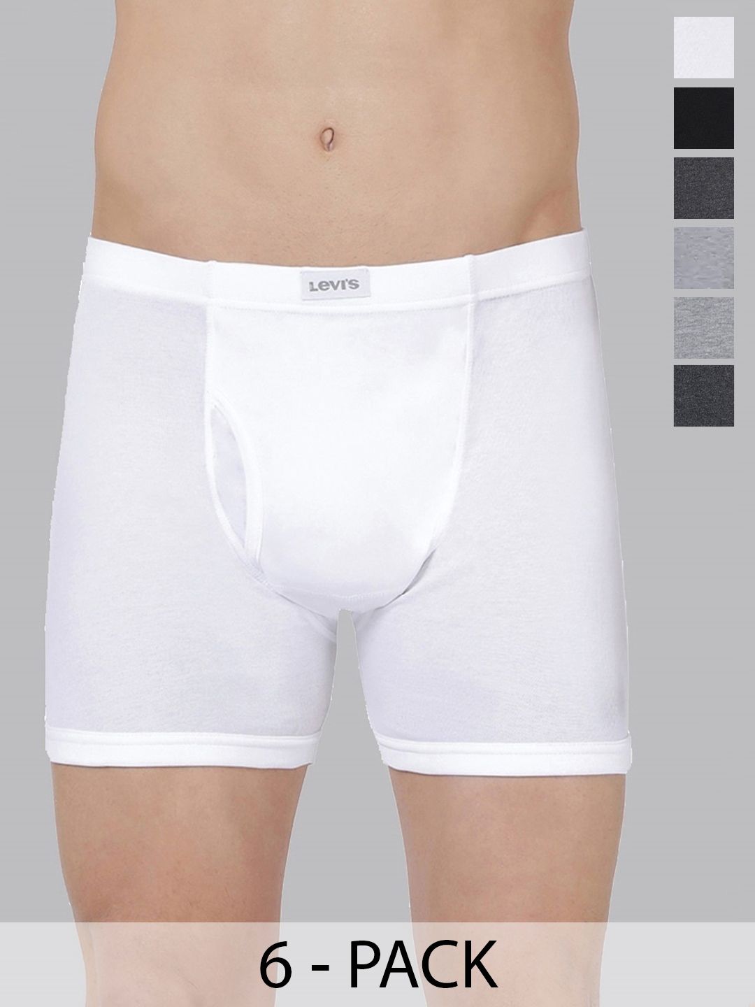 Levis Pack Of 6 Mid-Rise Cotton Trunks 18412412-1-9261327-picture-30