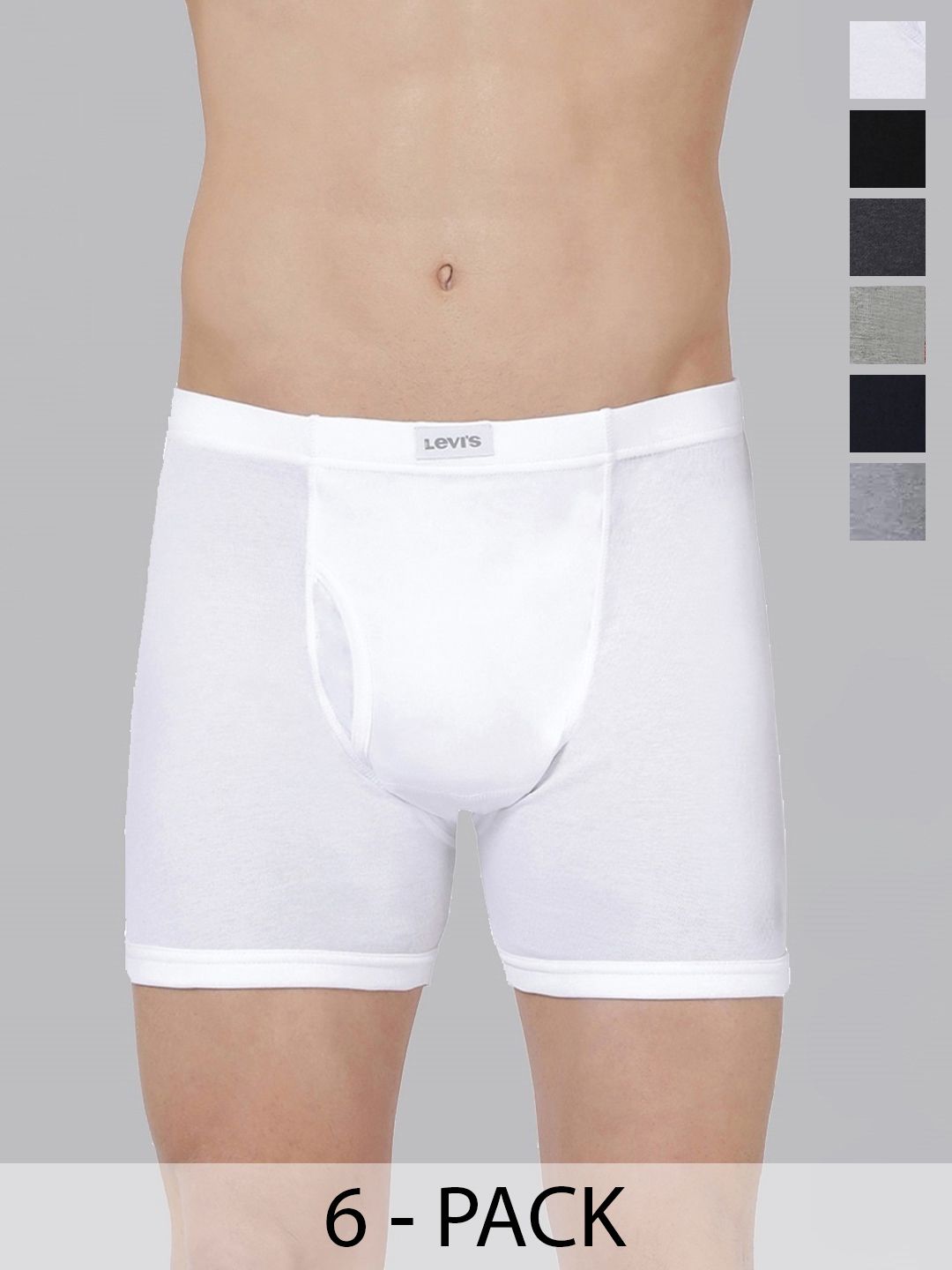 Levis Pack Of 6 Mid-Rise Cotton Trunks 18412412-1-14933390-picture-20