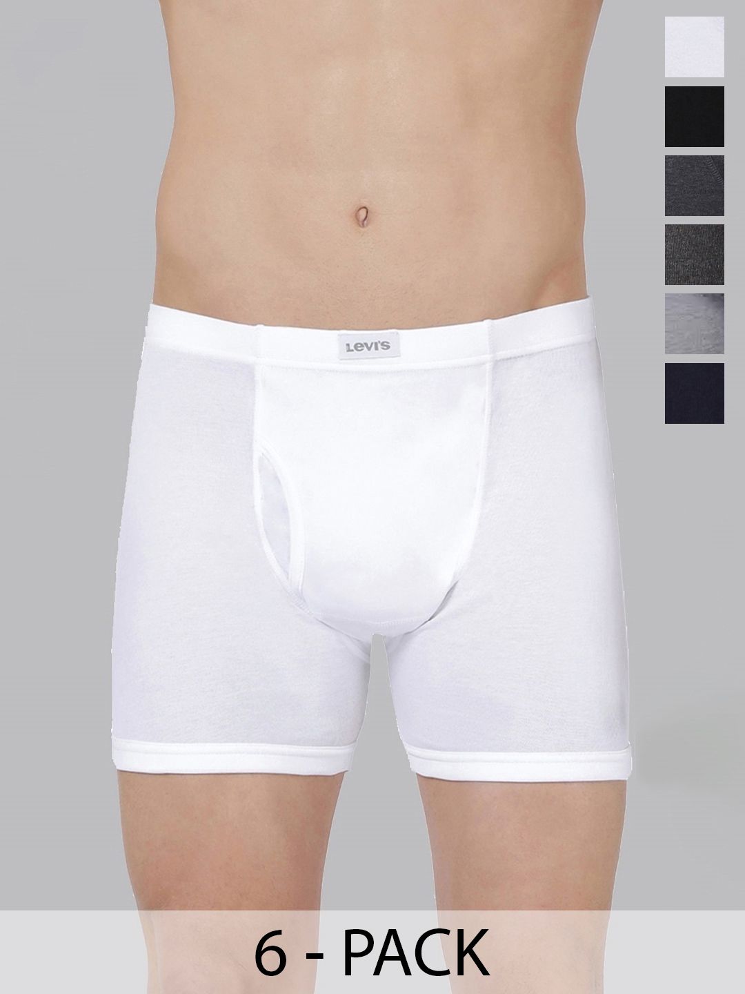Levis Pack Of 6 Mid-Rise Cotton Trunks 18412412-1-20088730-picture-21